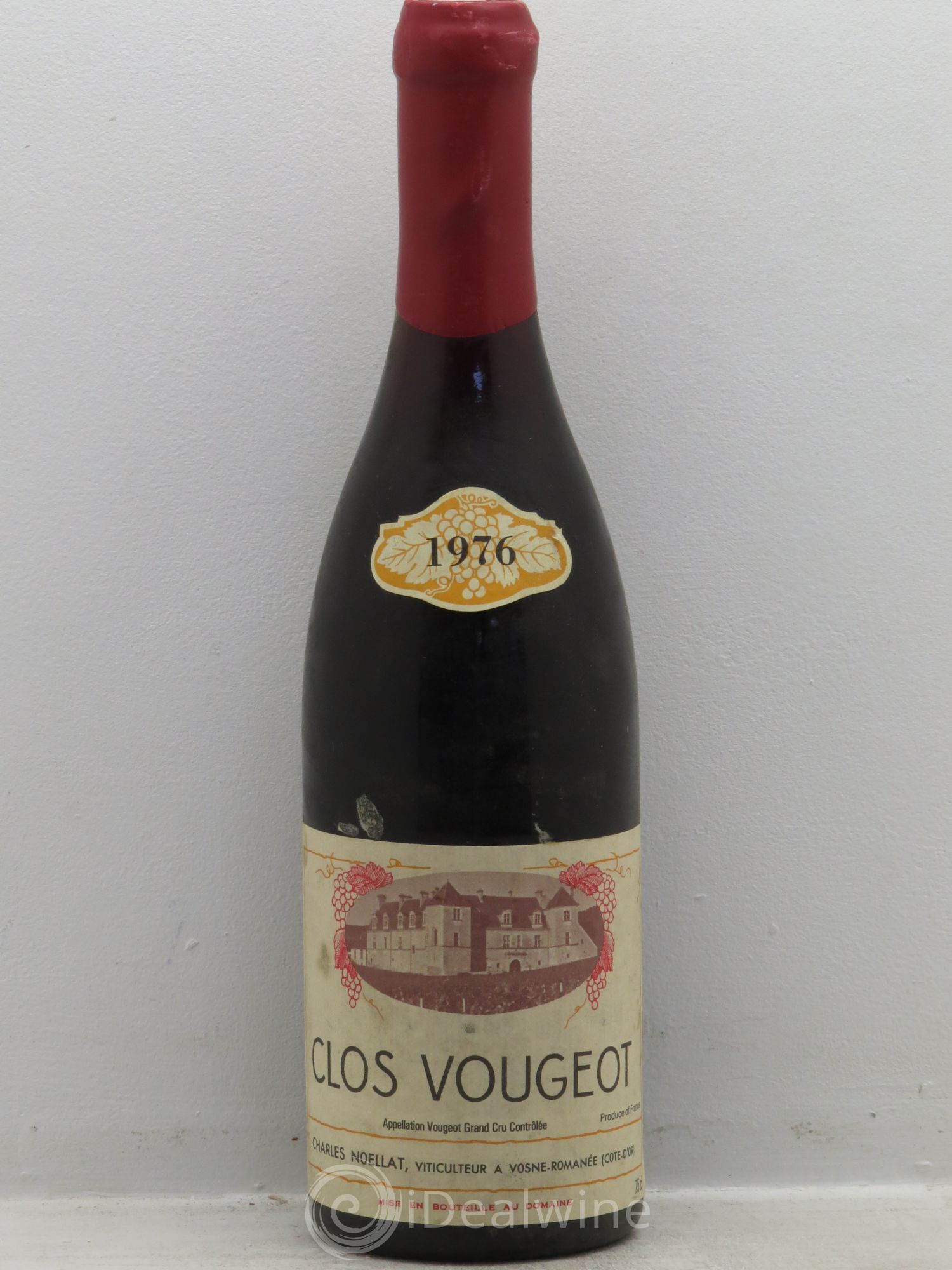 Clos de Vougeot Grand Cru Charles Noëllat 1976 - Posten von 1 Flasche - 0