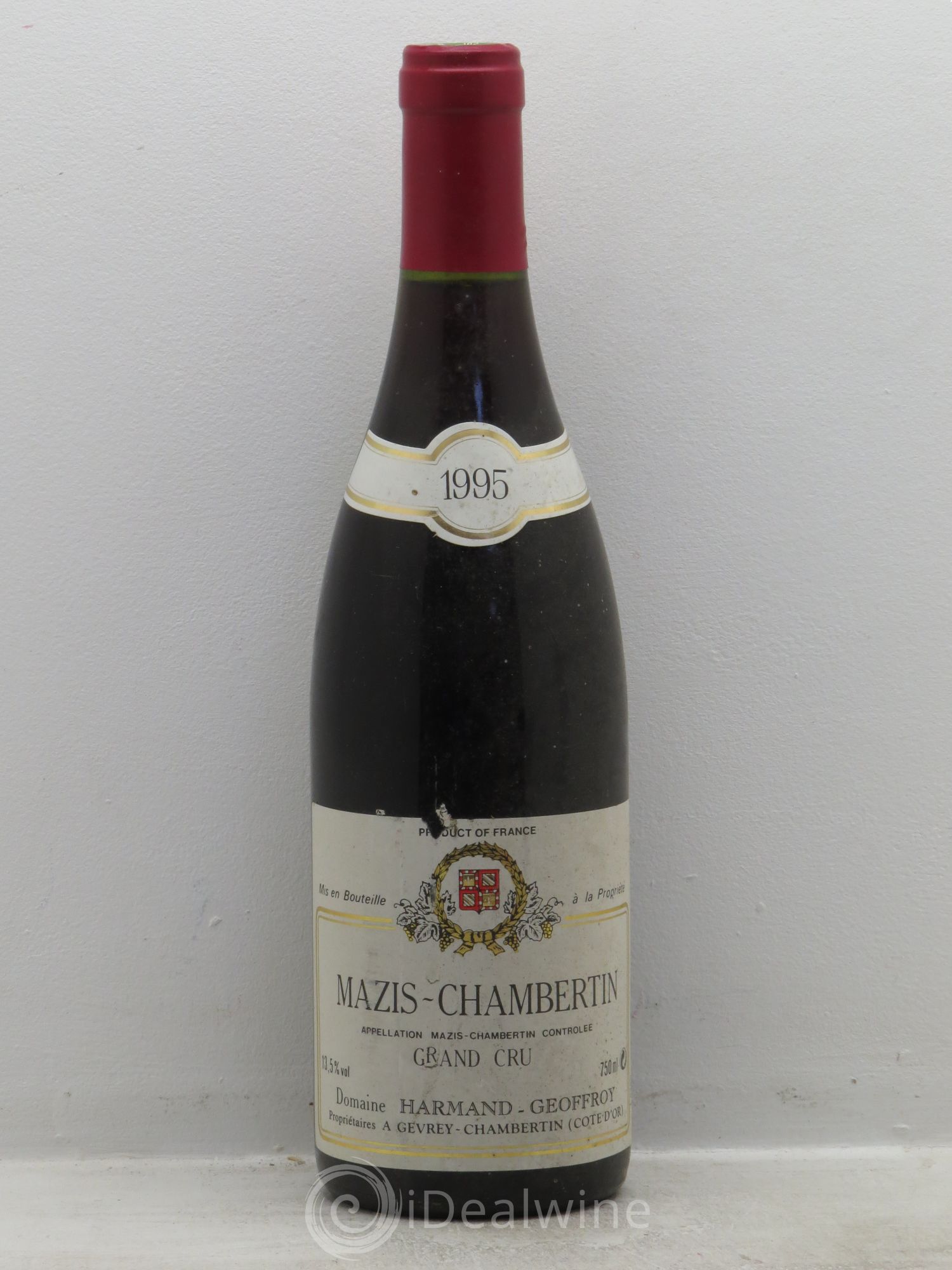 Mazis-Chambertin Grand Cru Harmand-Geoffroy (Domaine) 1995 - Lot de 1 bouteille - 0