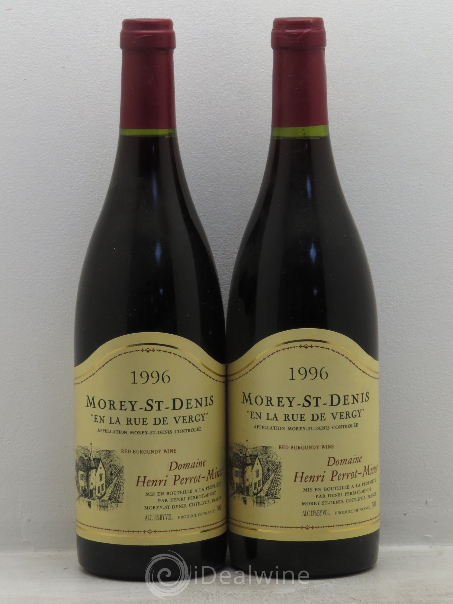 Morey-Saint-Denis En la rue de Vergy - Domaine Perrot-Minot 1996 - Posten von 2 Flaschen - 0