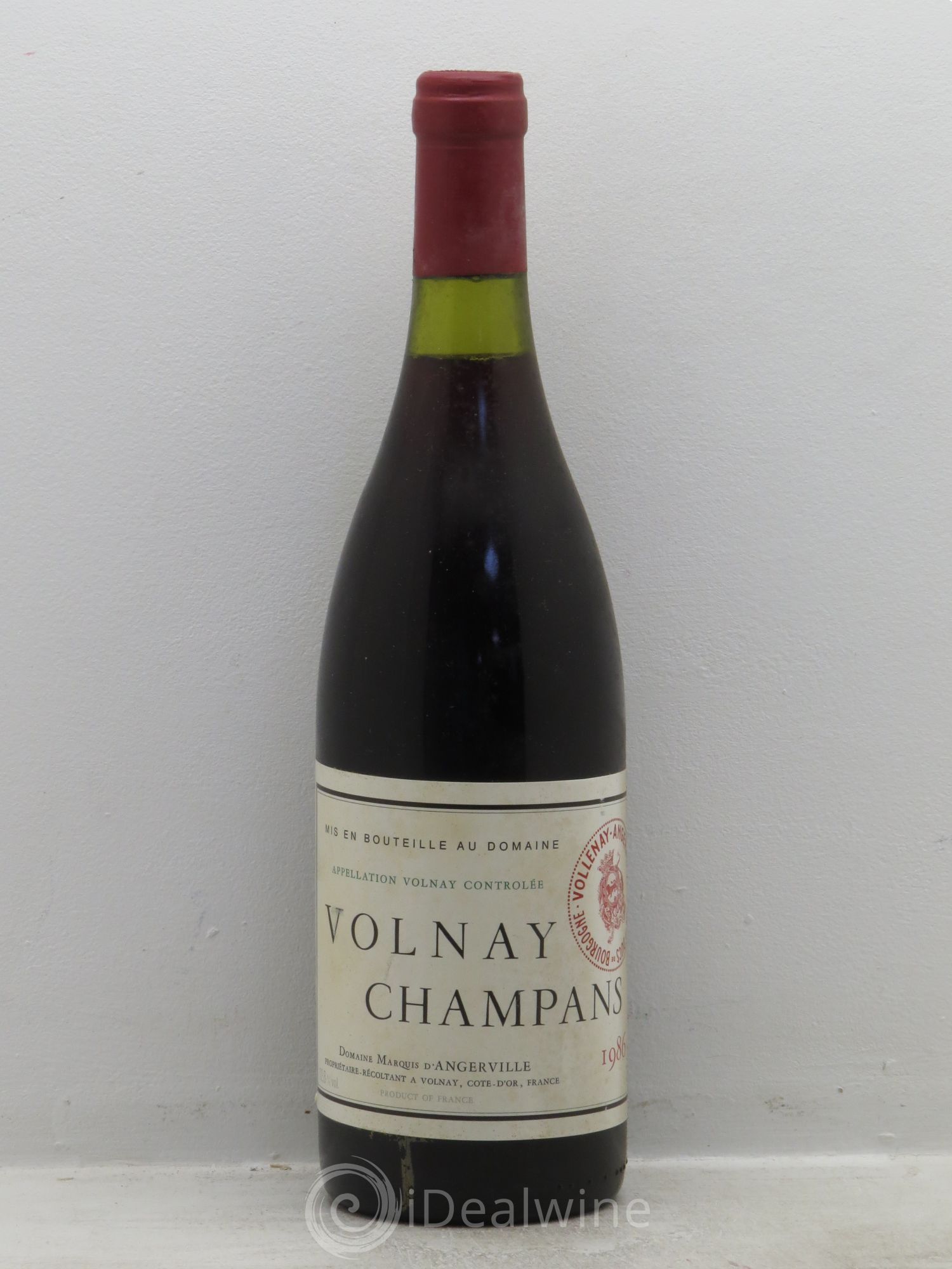 Volnay 1er Cru Champans Marquis d'Angerville (Domaine) 1986 - Lot de 6 bouteilles - 0