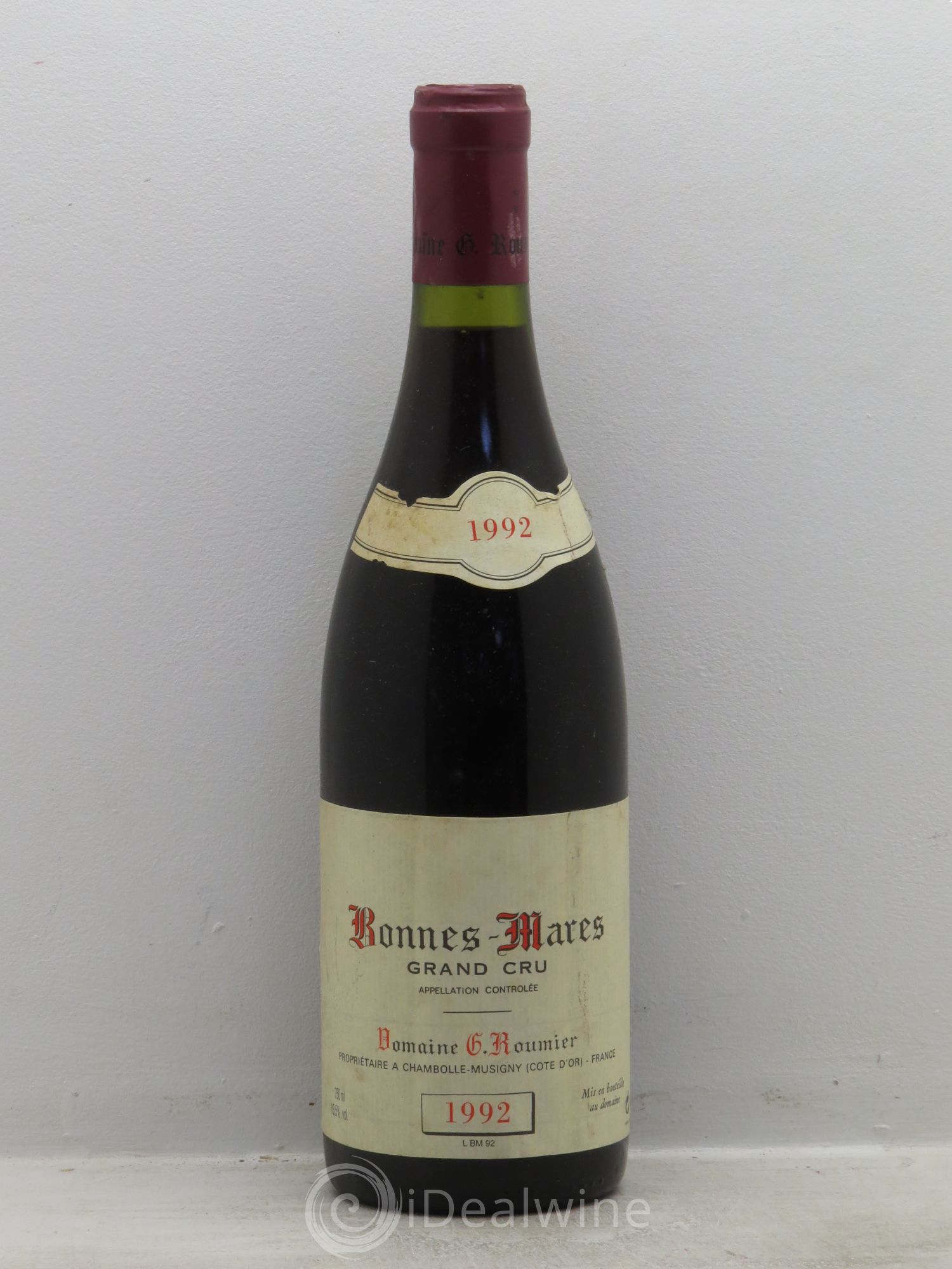 Bonnes-Mares Grand Cru Georges Roumier (Domaine) 1992 - Lot de 1 bouteille - 0