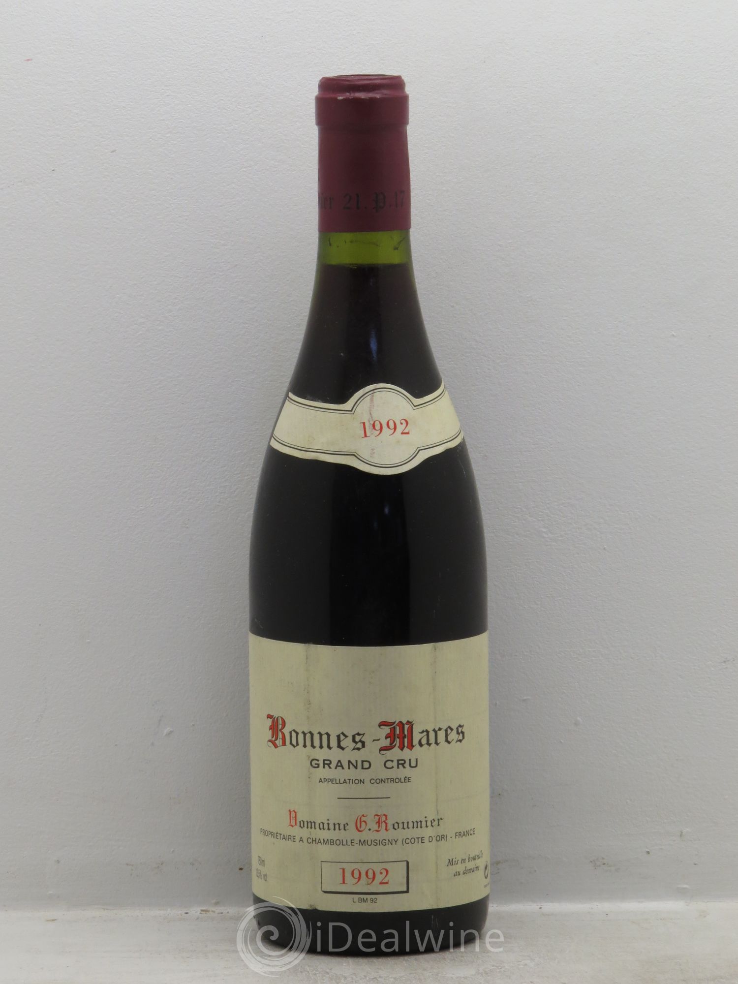 Bonnes-Mares Grand Cru Georges Roumier (Domaine) 1992 - Lot de 1 bouteille - 0