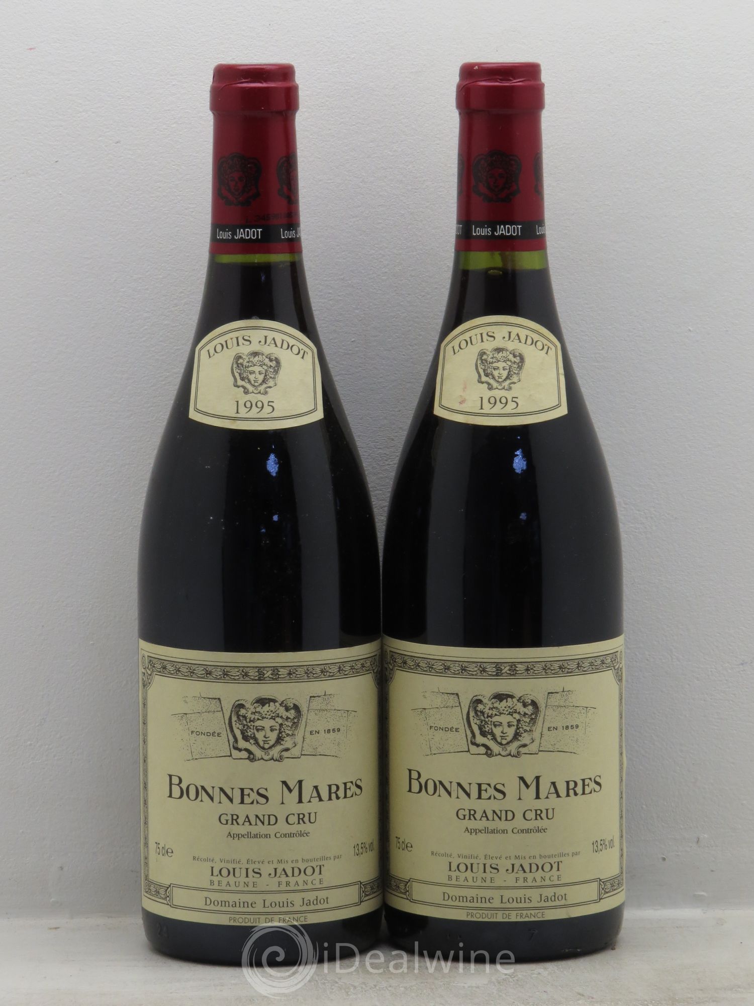 Bonnes-Mares Grand Cru Domaine Louis Jadot 1995 - Lot de 2 bouteilles - 0