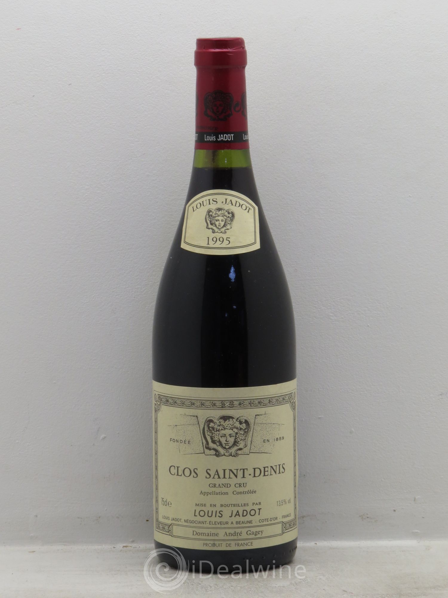 Clos Saint-Denis Grand Cru Maison Louis Jadot 1995 - Lot de 1 bouteille - 0