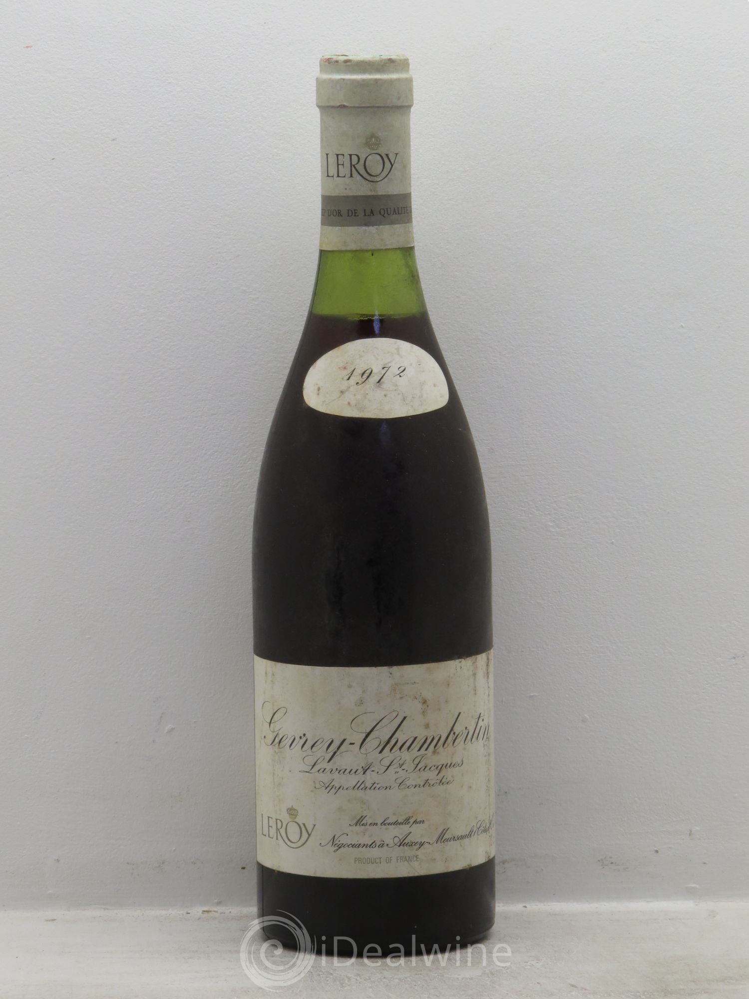 Gevrey-Chambertin Lavaux Saint Jacques - Leroy Négoce 1972 - Posten von 1 Flasche - 0