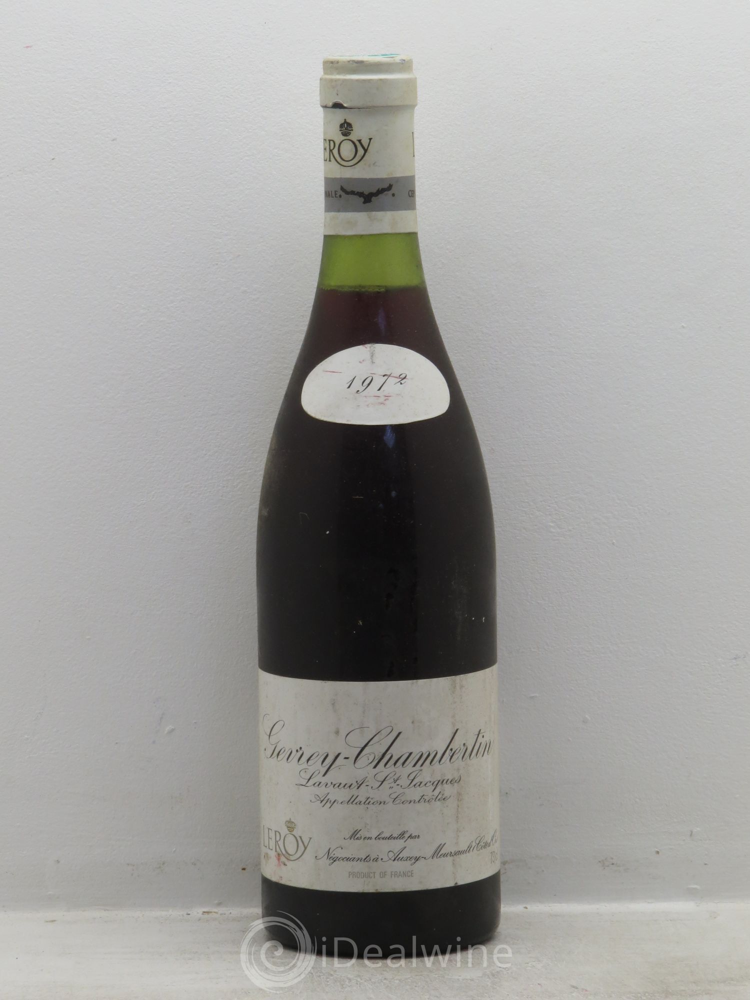 Gevrey-Chambertin Lavaux Saint Jacques - Leroy Négoce 1972 - Posten von 1 Flasche - 0