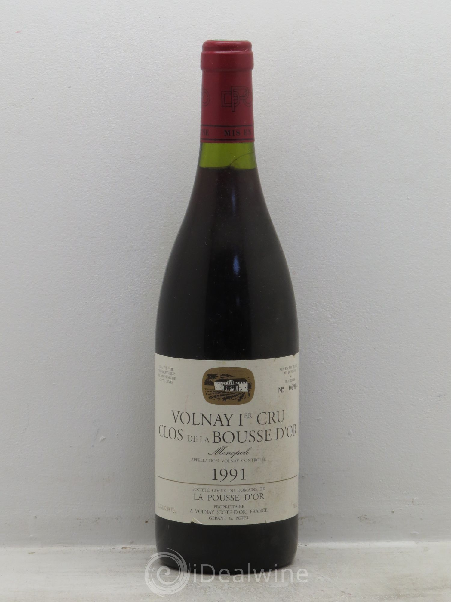 Volnay 1er Cru Clos de la Bousse d'Or La Pousse d'Or (Domaine de) 1991 - Lot de 1 bouteille - 0
