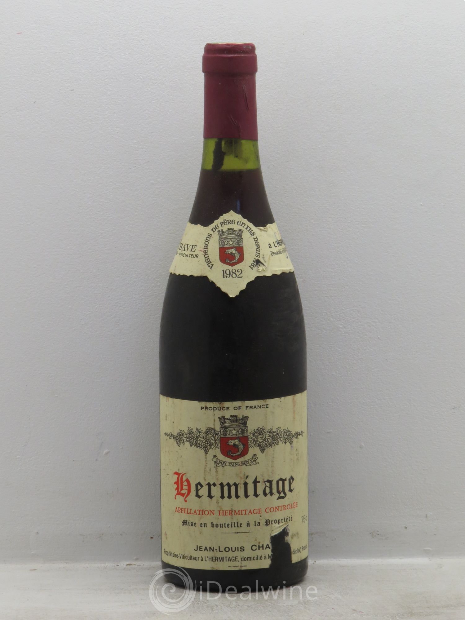 Hermitage Jean-Louis Chave 1982 - Lot de 1 bouteille - 0