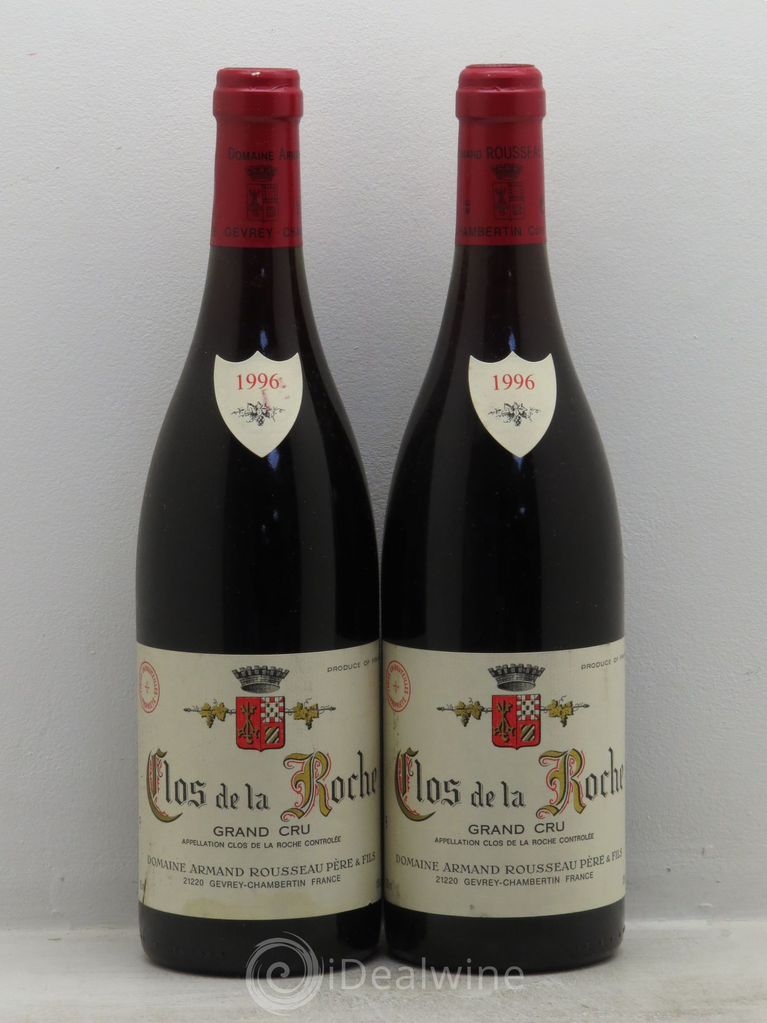 Clos de la Roche Grand Cru Armand Rousseau (Domaine) 1996 - Lot de 2 bouteilles - 0