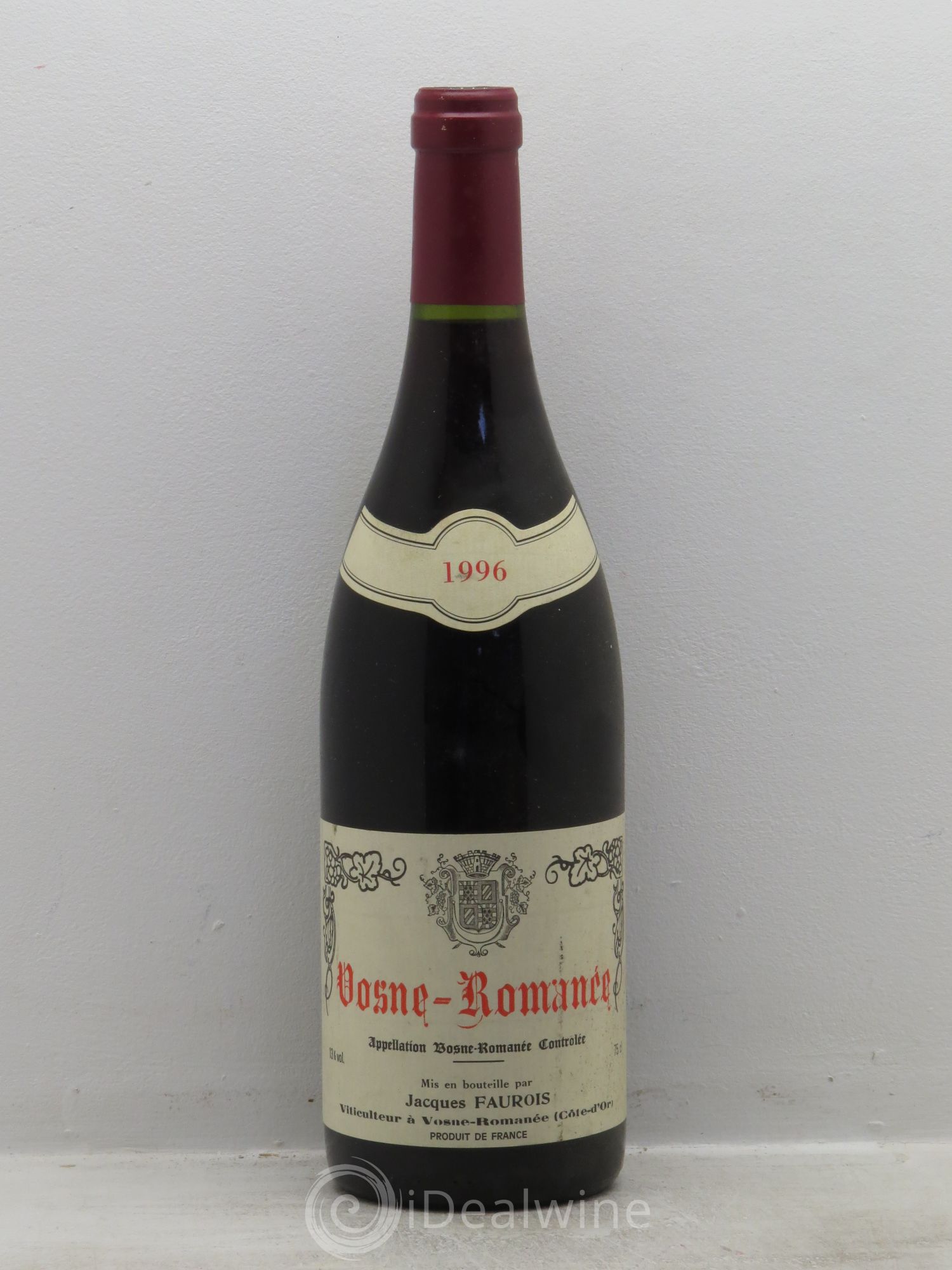 Vosne-Romanée Jacques Faurois 1996 - Lot de 1 bouteille - 0