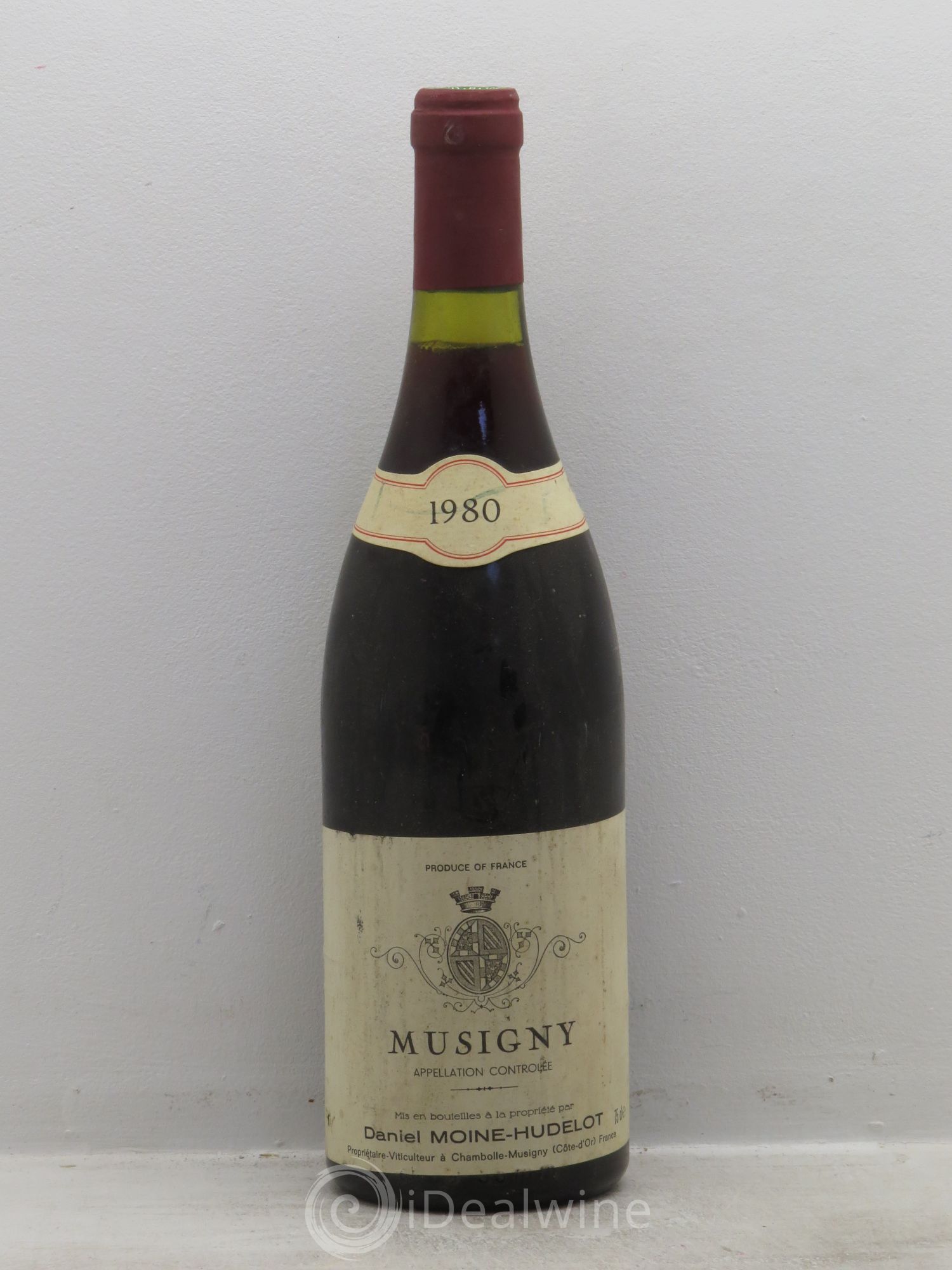 Musigny Grand Cru Moine-Hudelot (Domaine) 1980 - Lot de 1 bouteille - 0