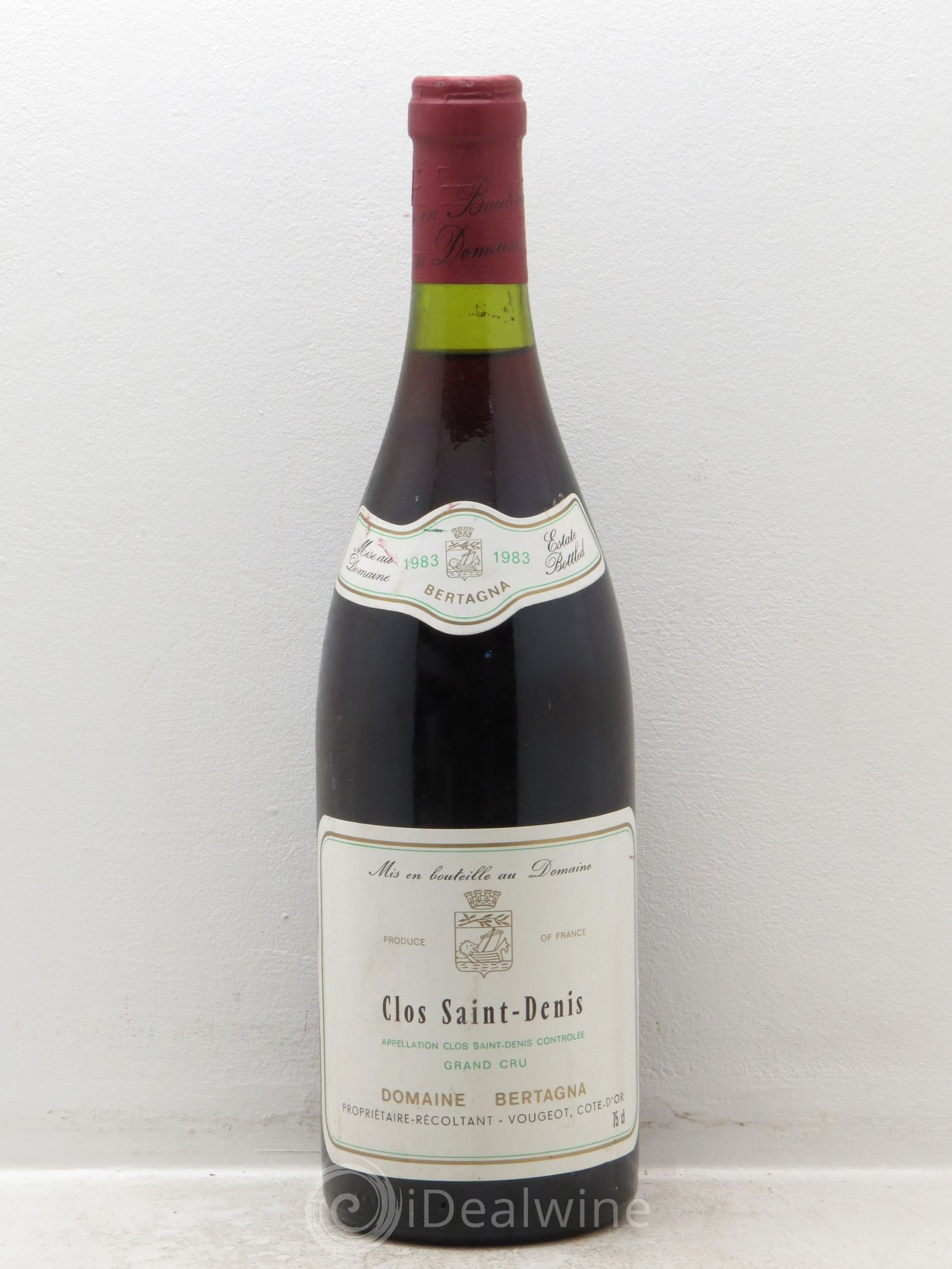 Clos Saint-Denis Grand Cru Bertagna 1983 - Lot de 1 bouteille - 0
