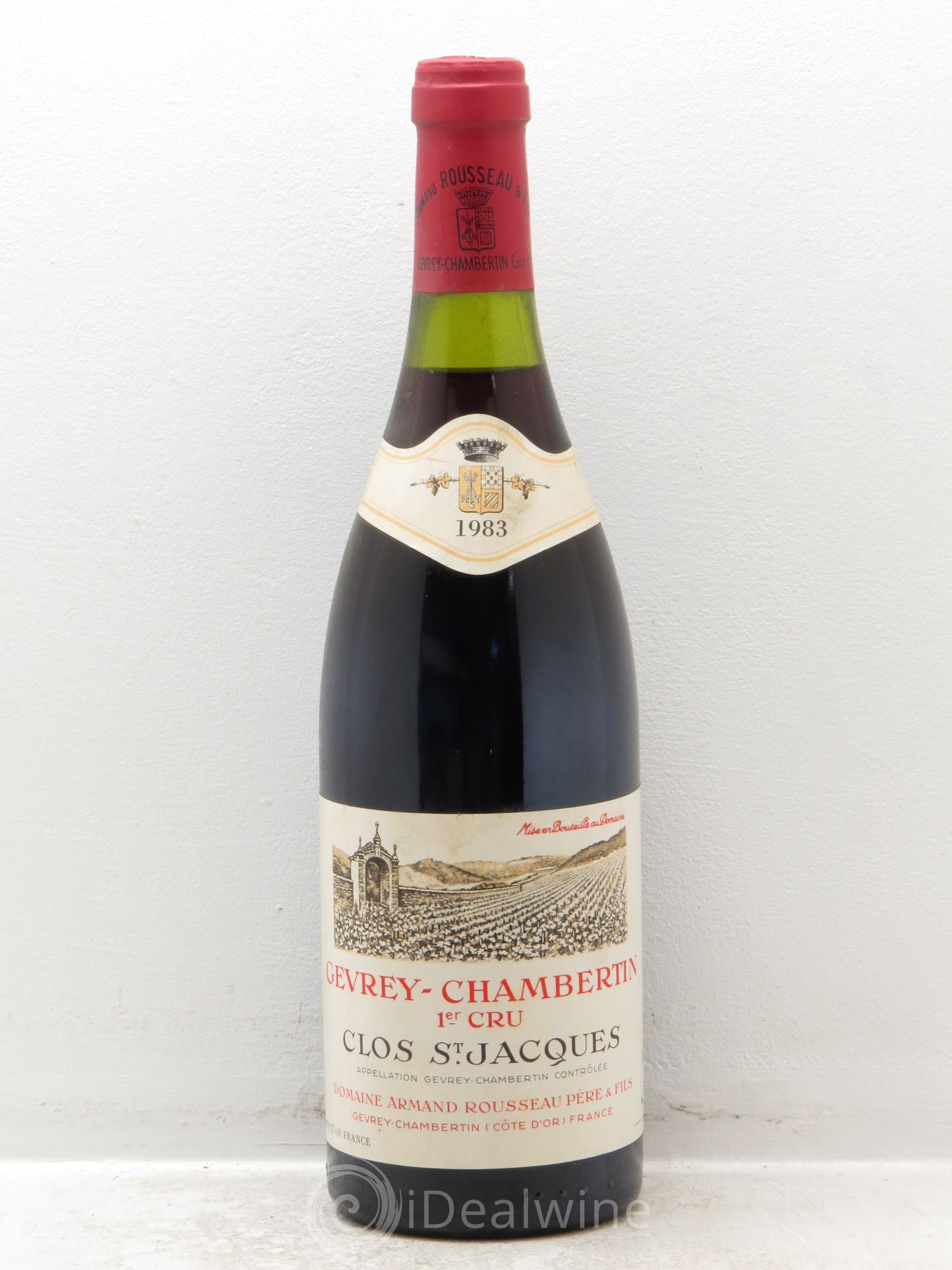 Gevrey-Chambertin 1er Cru Clos Saint-Jacques Armand Rousseau (Domaine) 1983 - Lot de 1 bouteille - 0