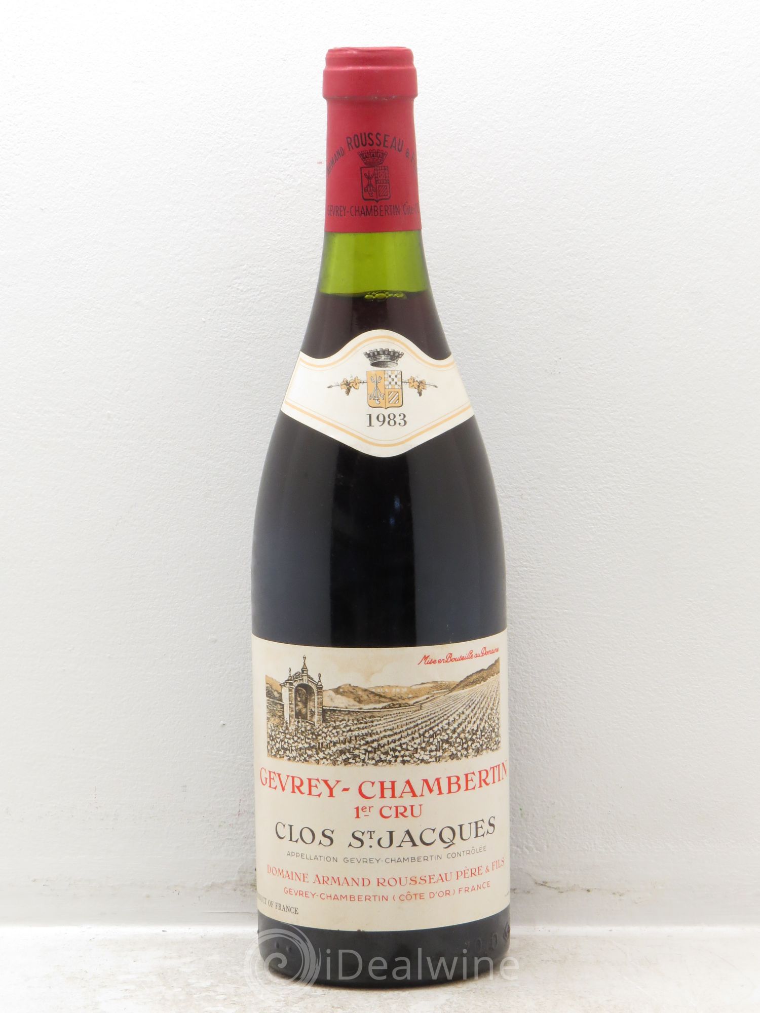Gevrey-Chambertin 1er Cru Clos Saint-Jacques Armand Rousseau (Domaine) 1983 - Lot de 1 bouteille - 0