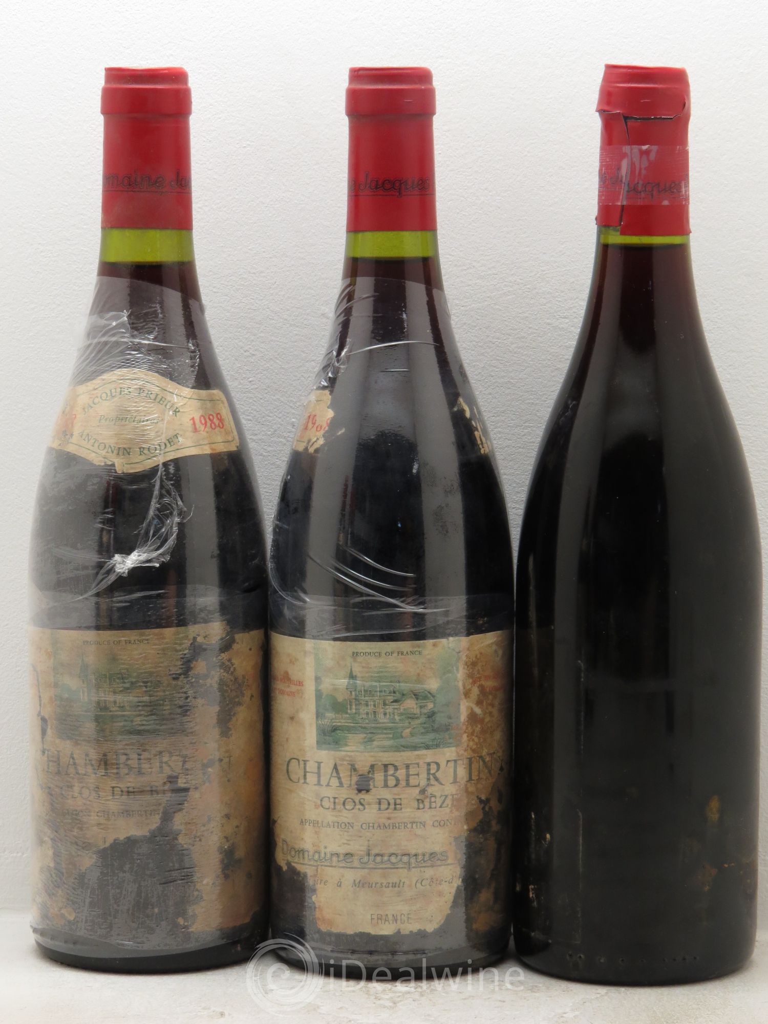 Chambertin Clos de Bèze Grand Cru Jacques Prieur (Domaine) 1988 - Lot de 3 bouteilles - 0