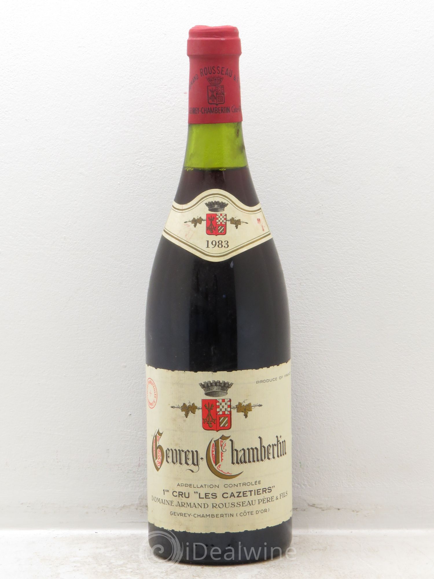 Gevrey-Chambertin 1er Cru Les Cazetiers Armand Rousseau (Domaine) 1983 - Lot de 1 bouteille - 0