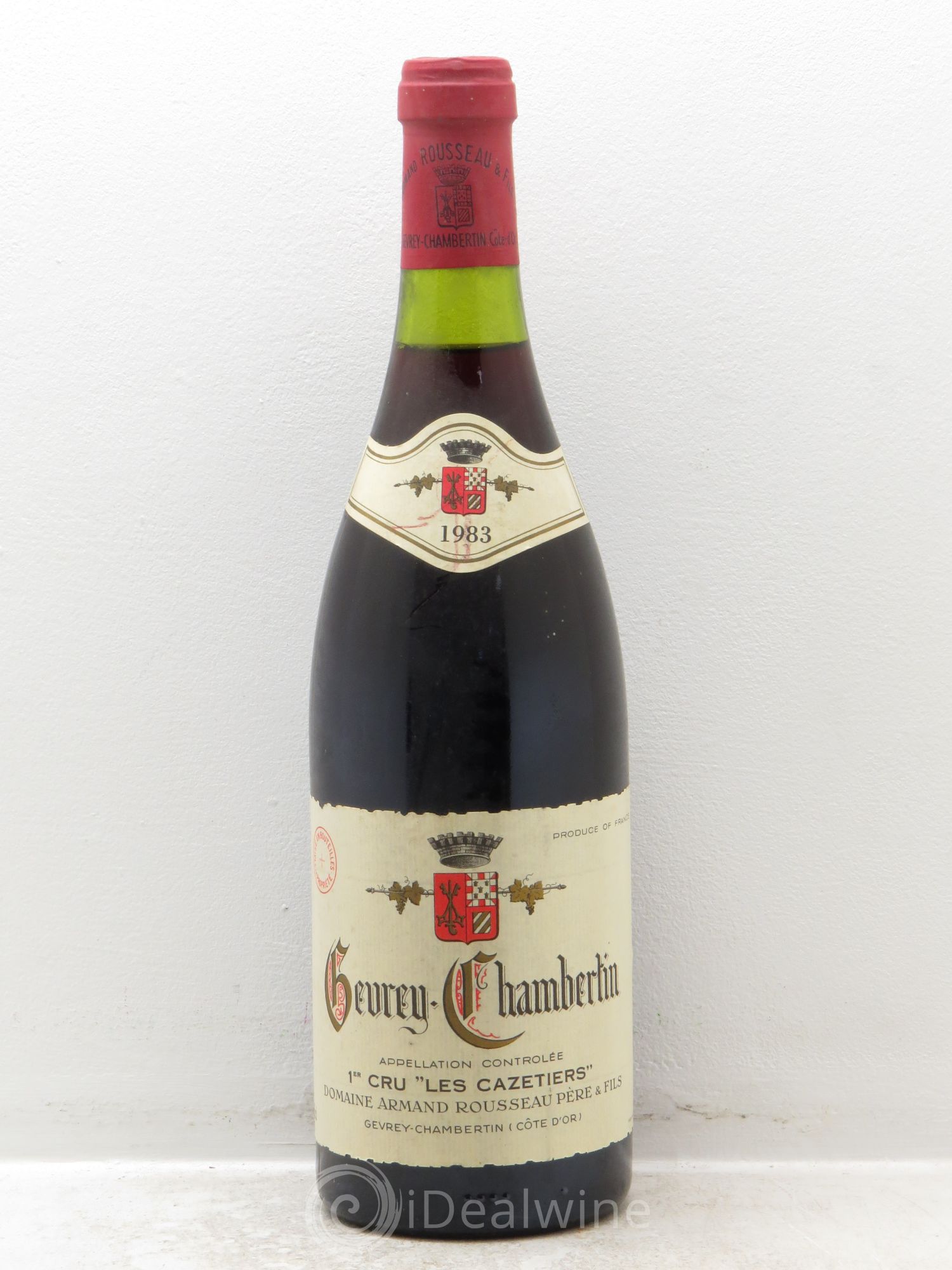 Gevrey-Chambertin 1er Cru Les Cazetiers Armand Rousseau (Domaine) 1983 - Lot de 1 bouteille - 0