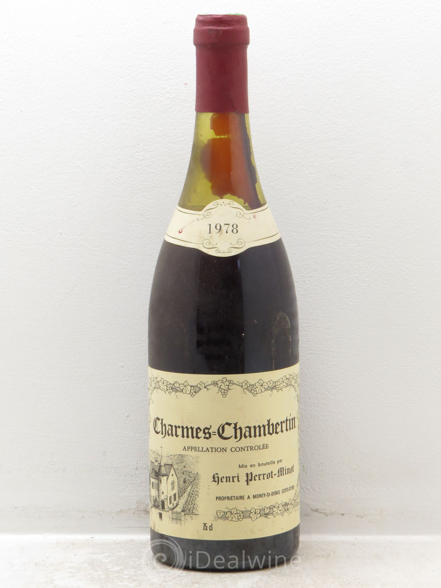Charmes-Chambertin Grand Cru Domaine Perrot-Minot 1978 - Lot de 1 bouteille - 0