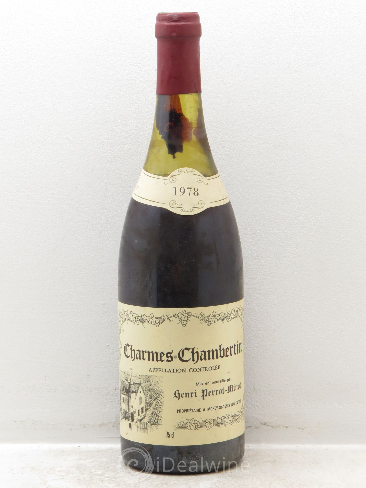Charmes-Chambertin Grand Cru Domaine Perrot-Minot 1978 - Lot de 1 bouteille - 0
