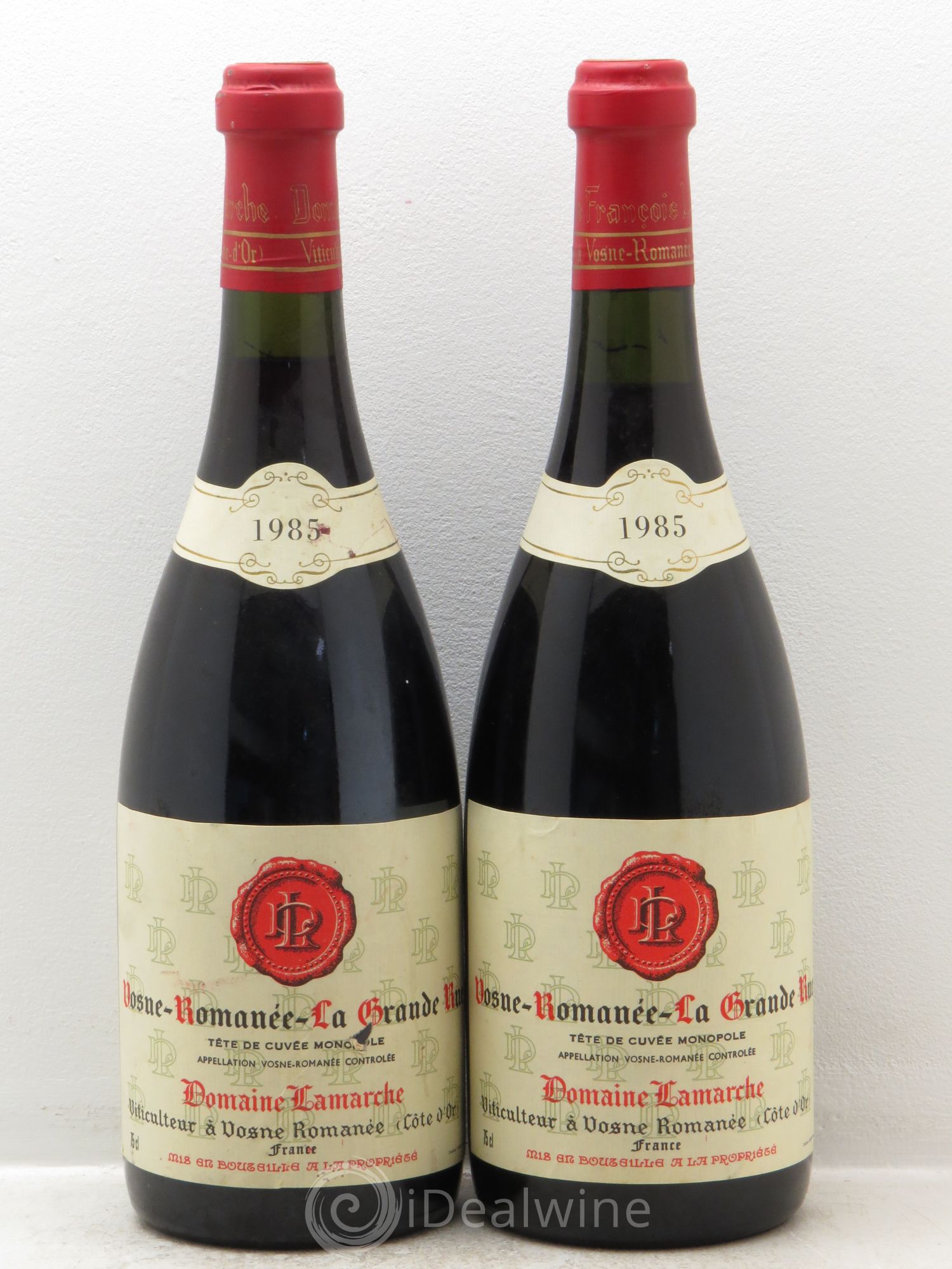 Vosne-Romanée Lamarche (Domaine) La Grande Rue 1985 - Lot de 2 bouteilles - 0