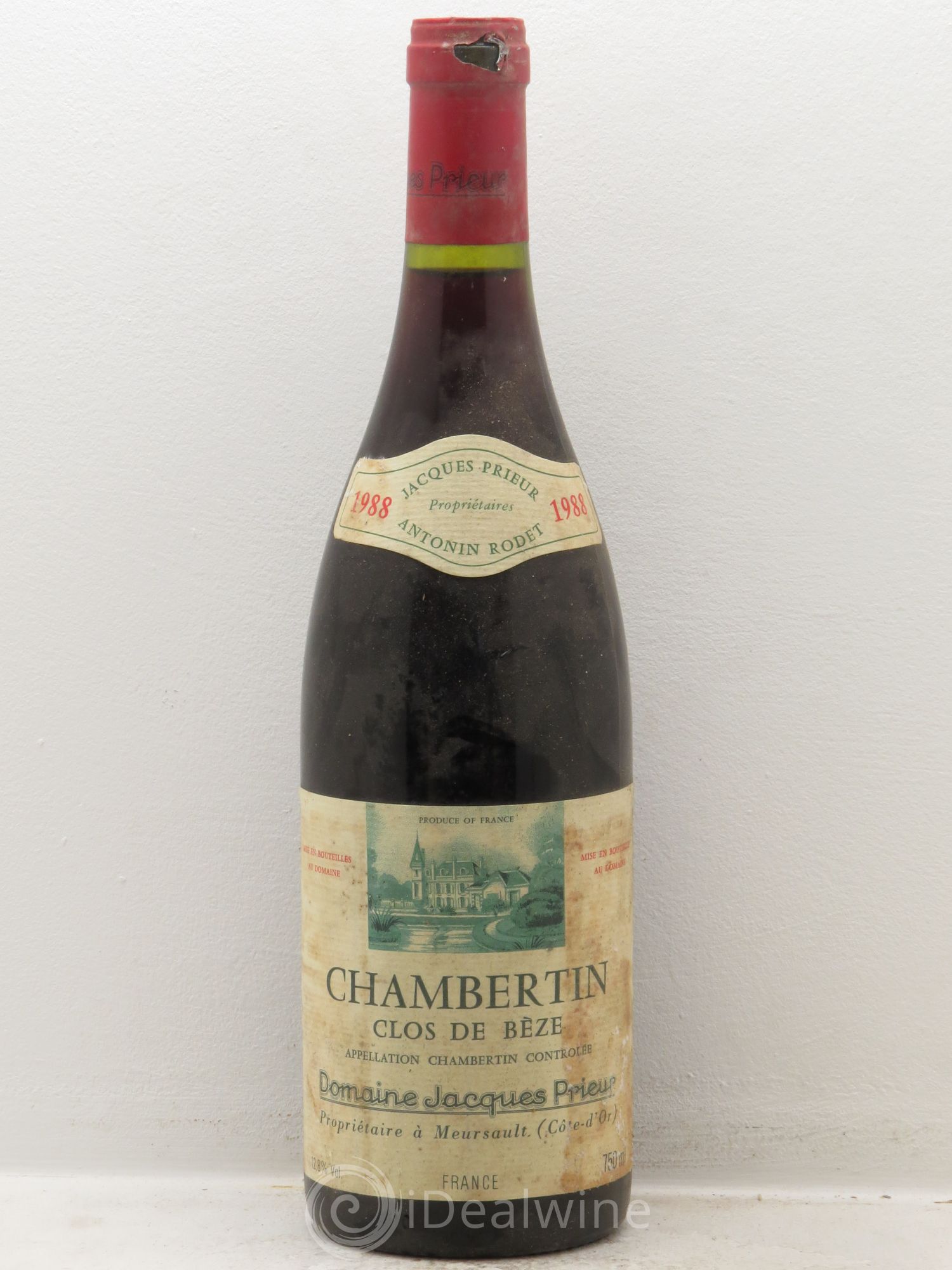 Chambertin Clos de Bèze Grand Cru Jacques Prieur (Domaine) 1988 - Lot de 1 bouteille - 0