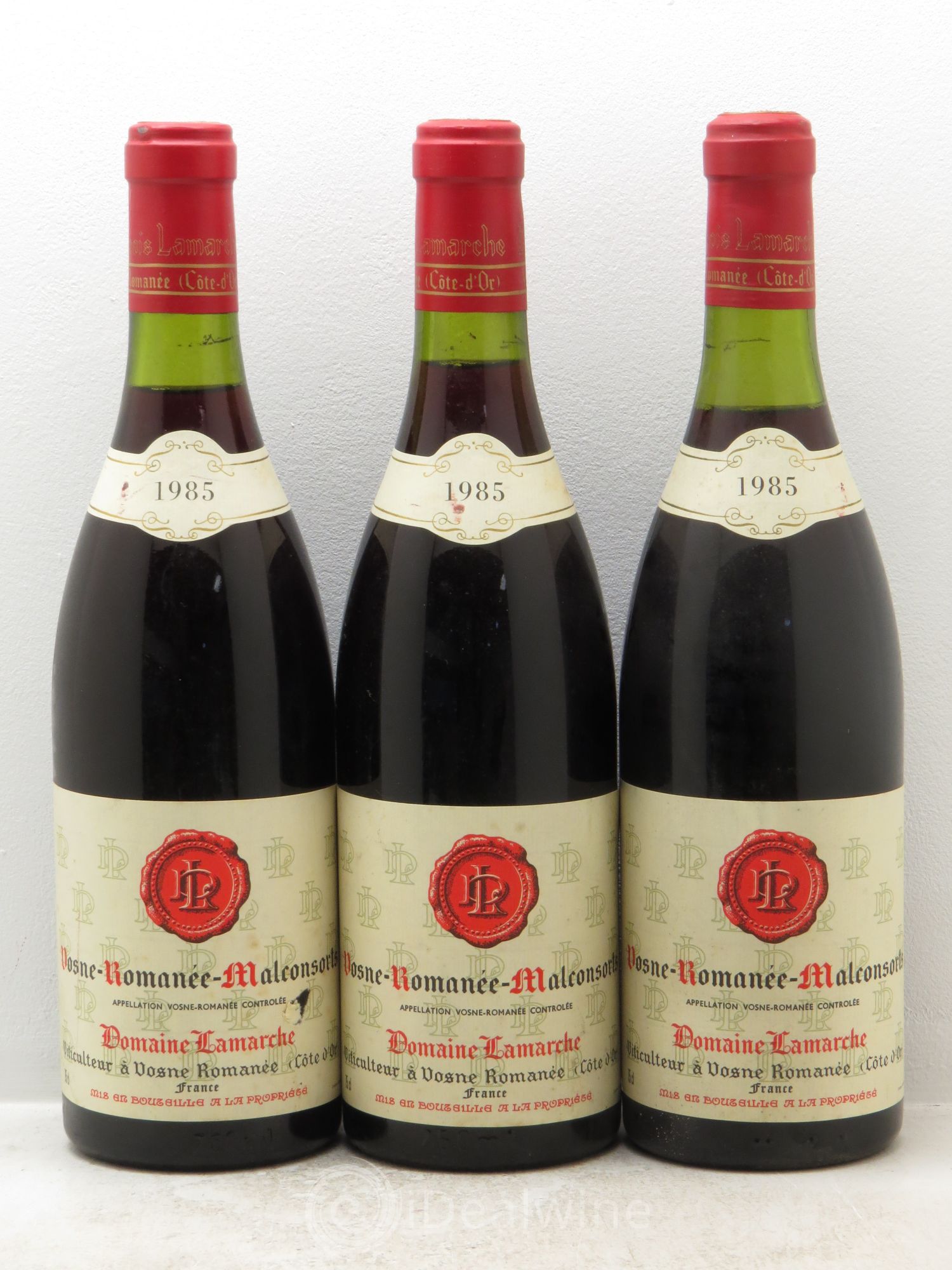 Vosne-Romanée 1er Cru Les Malconsorts Lamarche (Domaine) 1985 - Lot de 3 bouteilles - 0