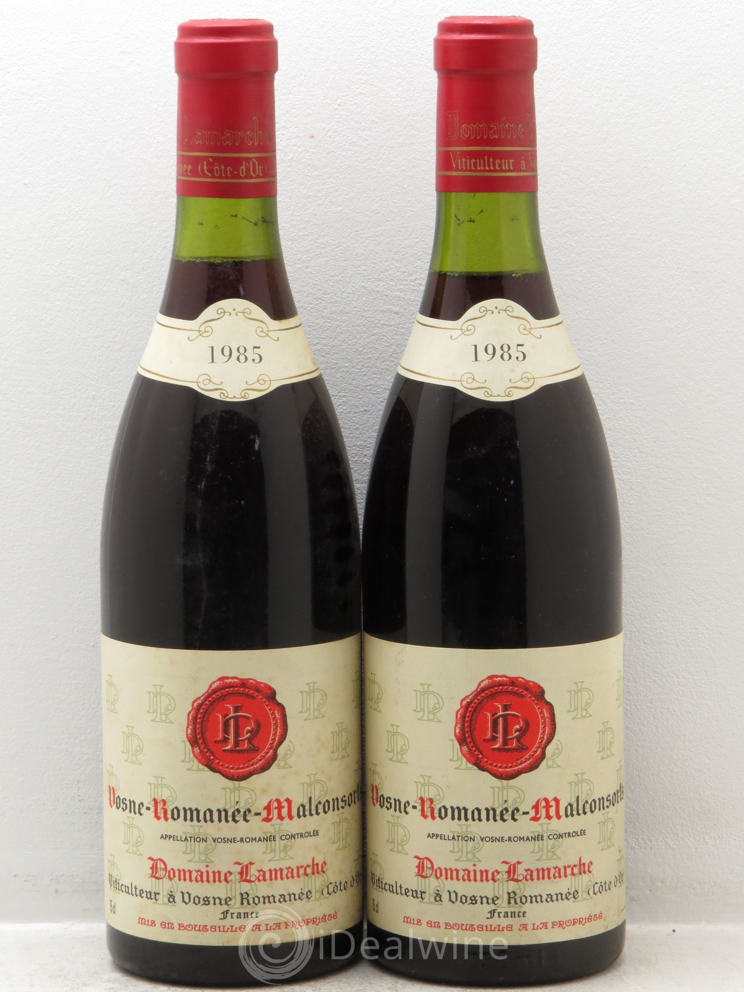 Vosne-Romanée 1er Cru Les Malconsorts Lamarche (Domaine) 1985 - Lot de 2 bouteilles - 0