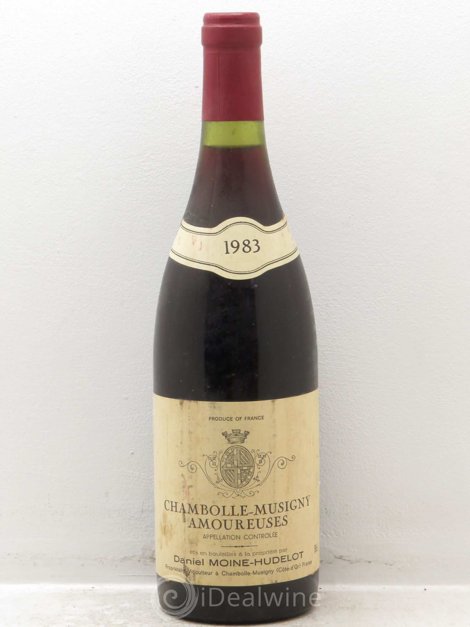 Chambolle-Musigny 1er Cru Les Amoureuses Moine-Hudelot (Domaine) 1983 - Lot de 1 bouteille - 0