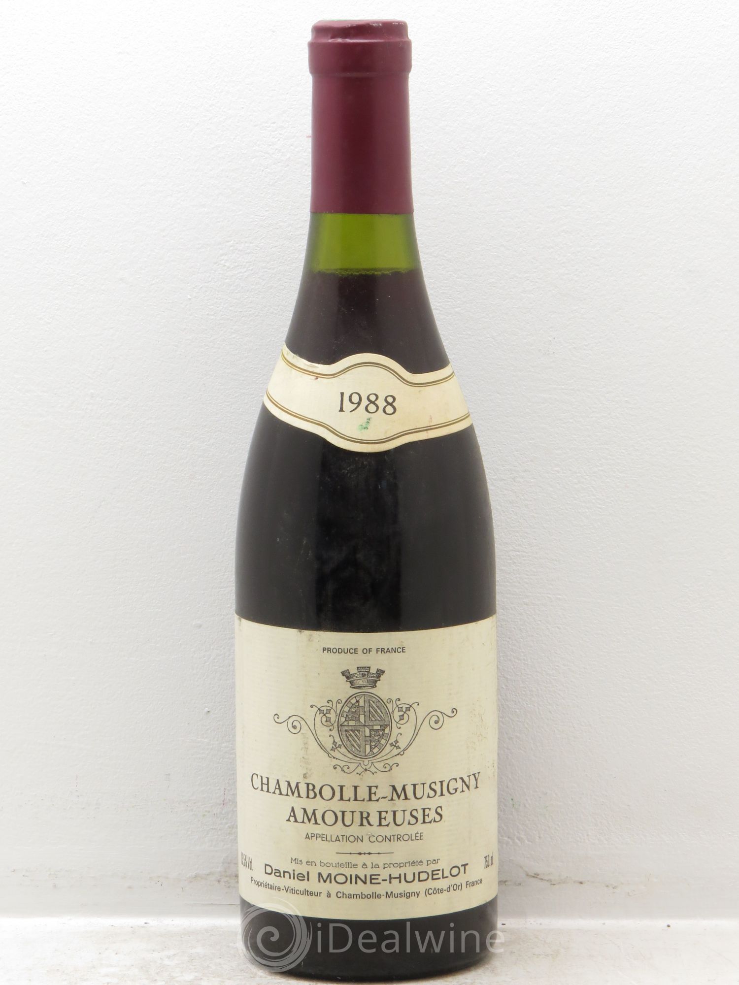 Chambolle-Musigny 1er Cru Les Amoureuses Moine-Hudelot (Domaine) 1988 - Lot de 1 bouteille - 0
