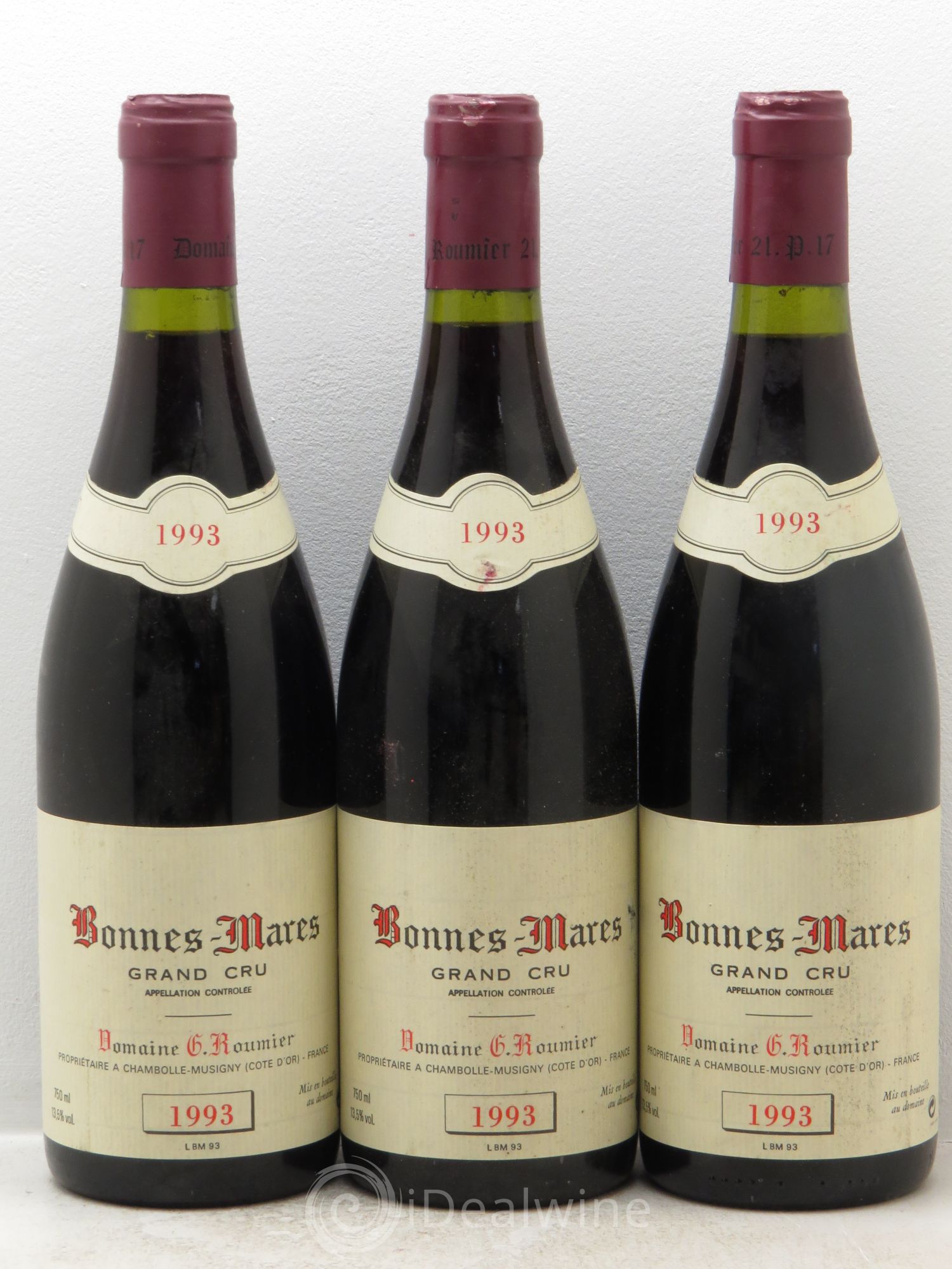 Bonnes-Mares Grand Cru Georges Roumier (Domaine) 1993 - Lot de 3 bouteilles - 0