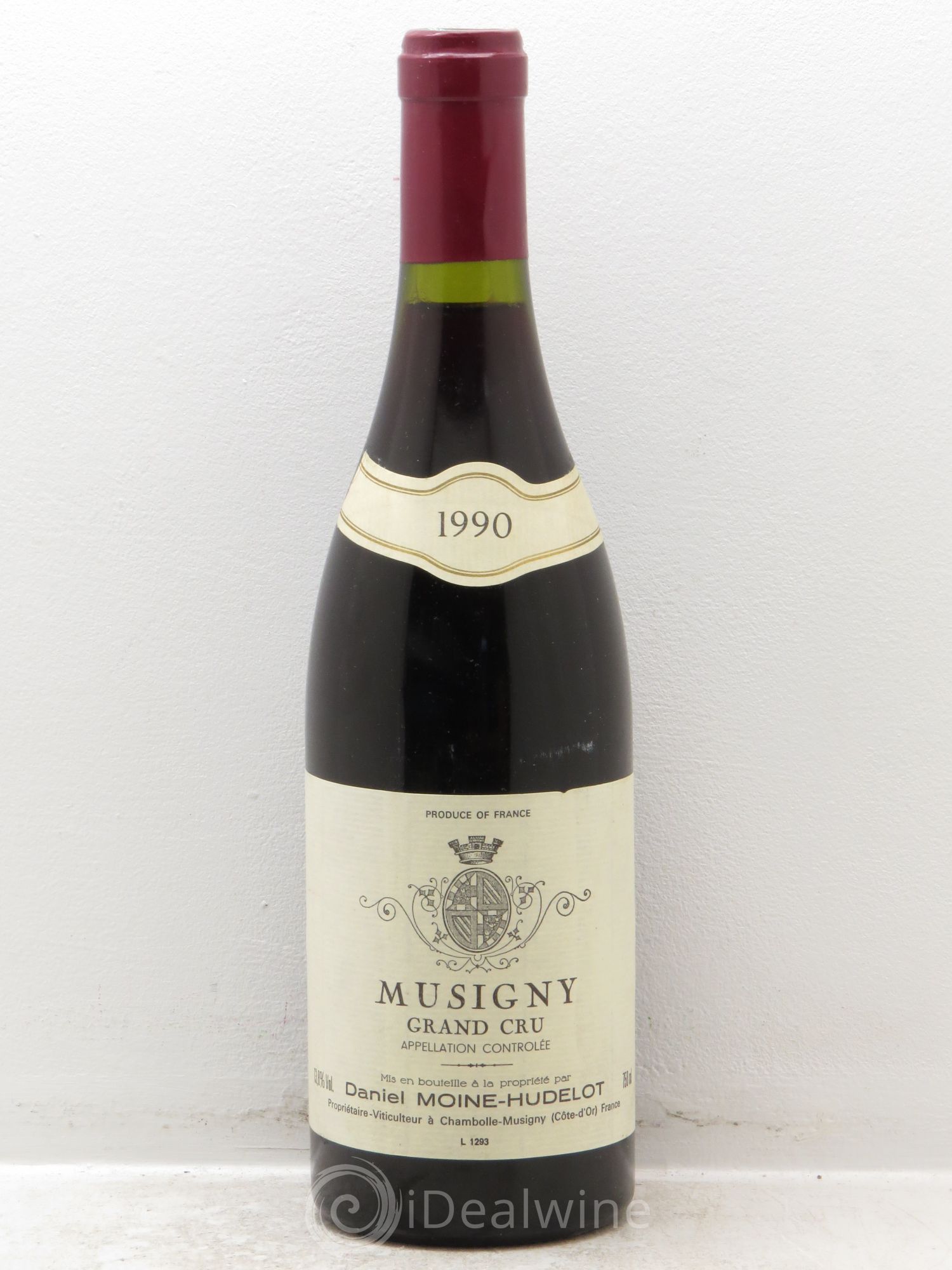 Musigny Grand Cru Moine-Hudelot (Domaine) 1990 - Lot de 1 bouteille - 0