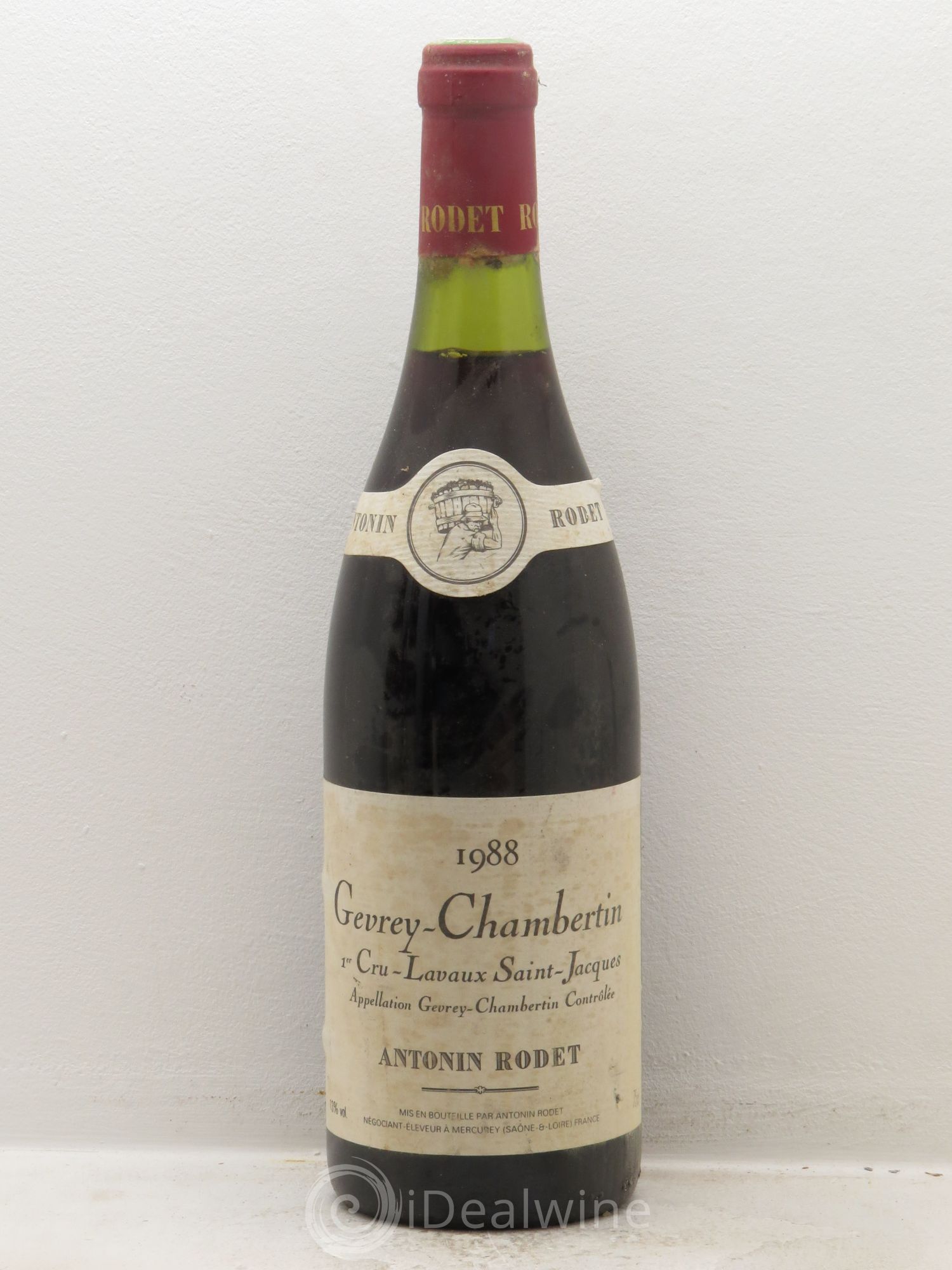 Gevrey-Chambertin 1er Cru A.Rodet 1988 - Lot de 6 bouteilles - 0