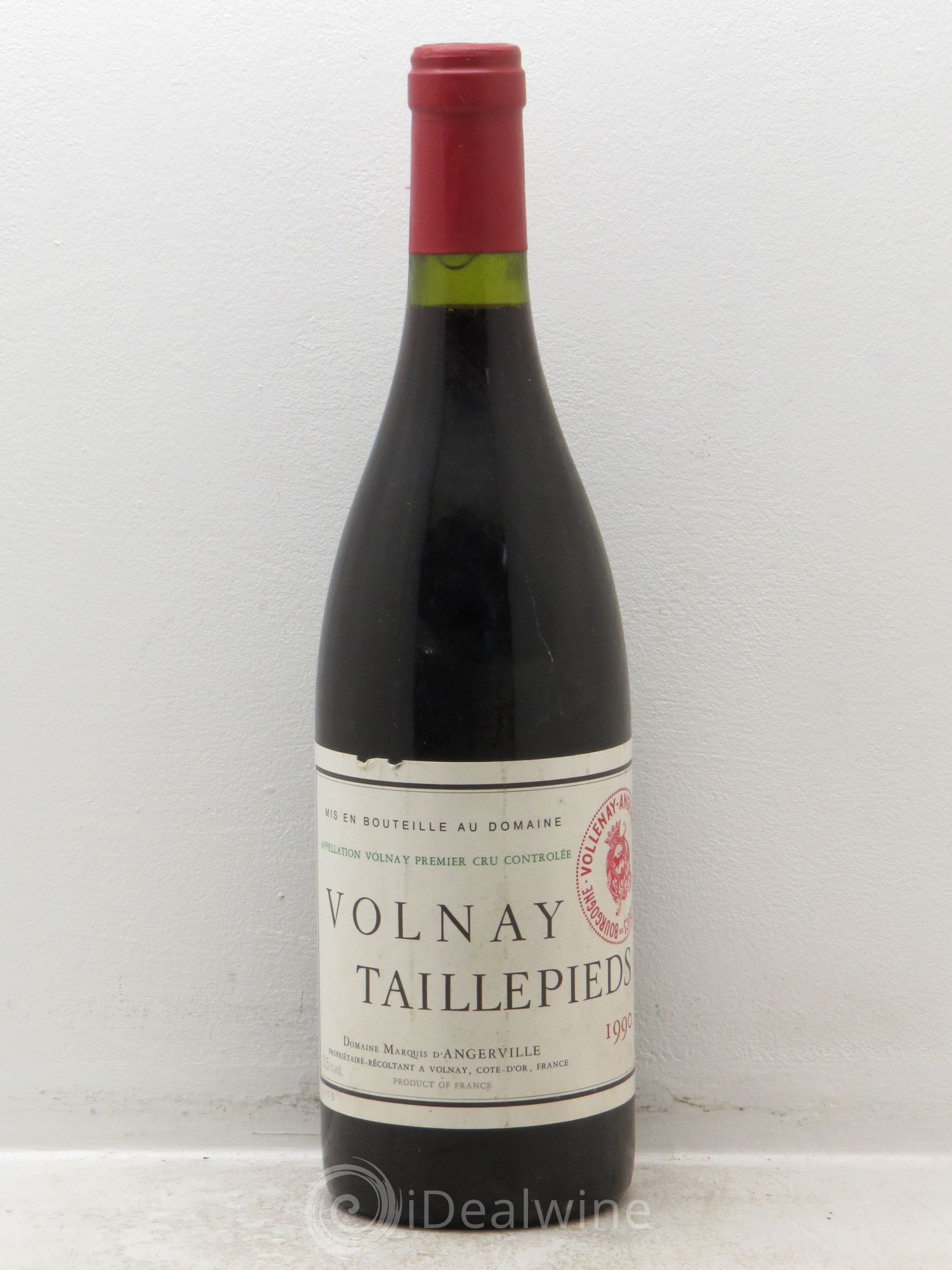 Volnay 1er Cru Taillepieds Marquis d'Angerville (Domaine) 1990 - Posten von 1 Flasche - 0