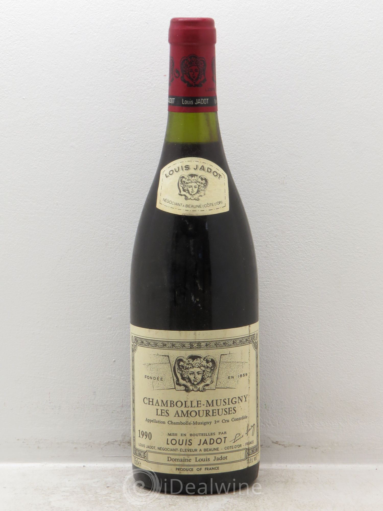 Chambolle-Musigny 1er Cru Les Amoureuses Domaine Louis Jadot 1990 - Lot de 1 bouteille - 0