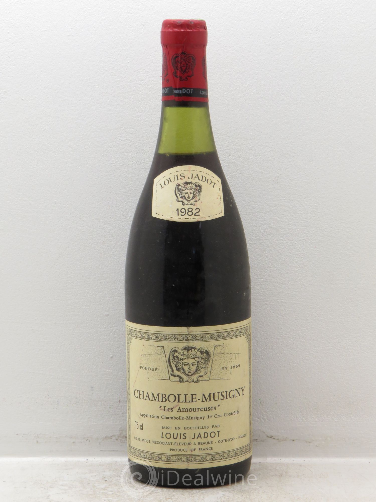 Chambolle-Musigny 1er Cru Les Amoureuses Domaine Louis Jadot 1982 - Lot de 1 bouteille - 0