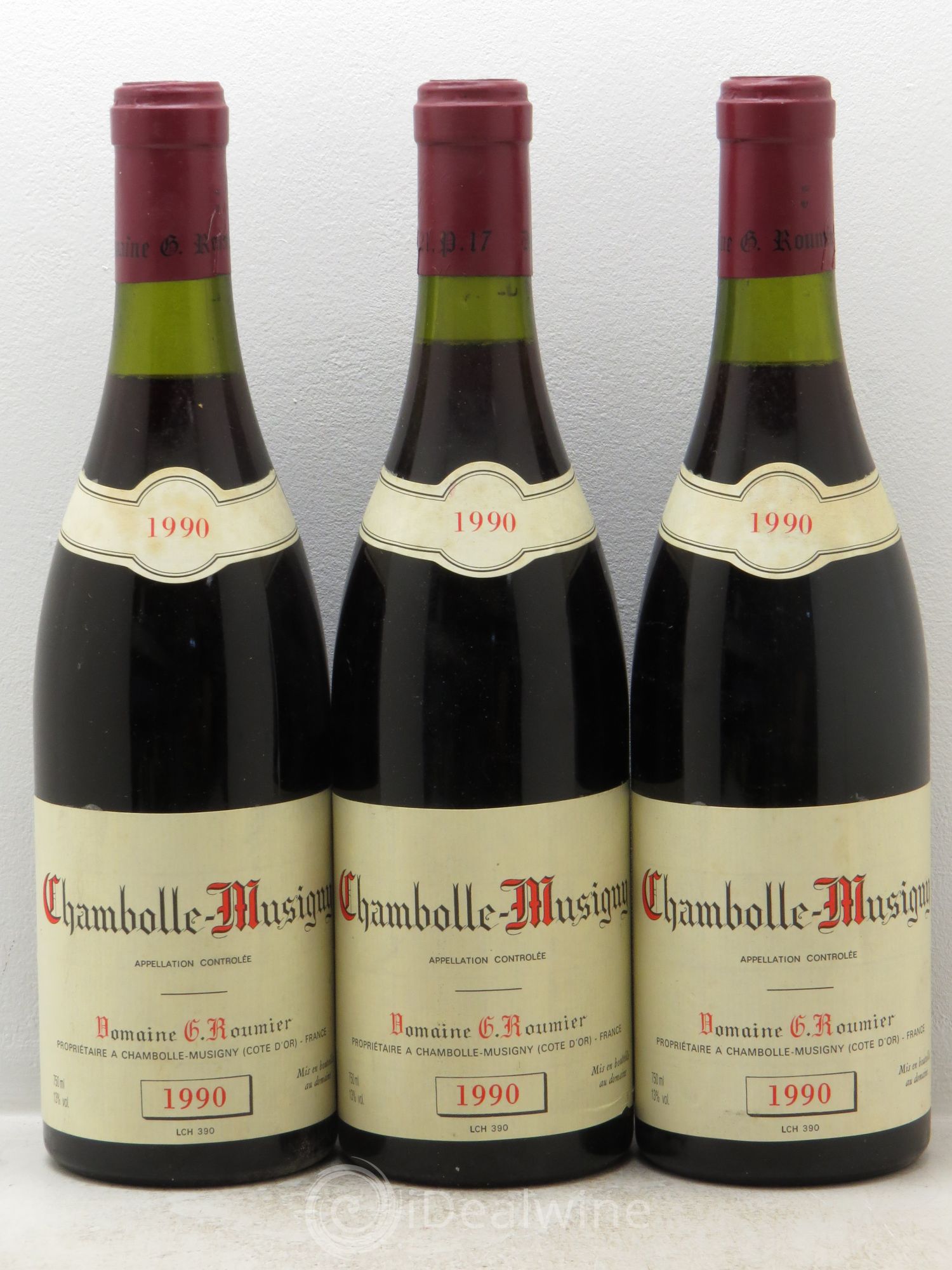 Chambolle-Musigny Georges Roumier (Domaine) 1990 - Lot de 3 bouteilles - 0