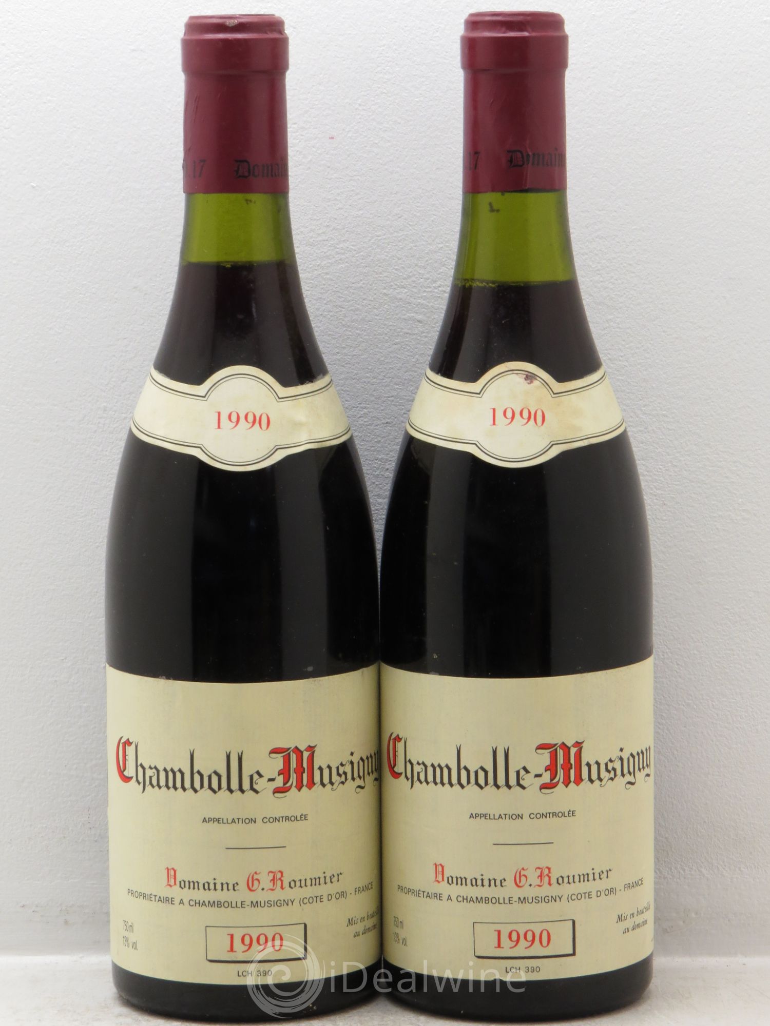 Chambolle-Musigny Georges Roumier (Domaine) 1990 - Lot de 2 bouteilles - 0