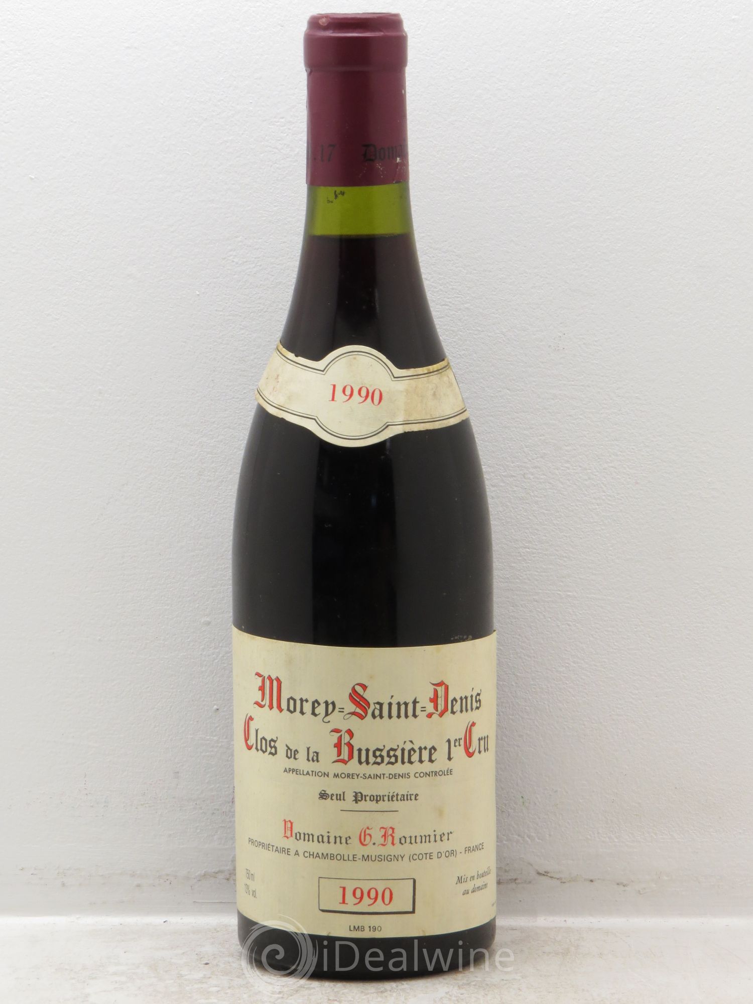 Morey-Saint-Denis 1er Cru Clos de la Bussière Georges Roumier (Domaine) 1990 - Lot de 1 bouteille - 0