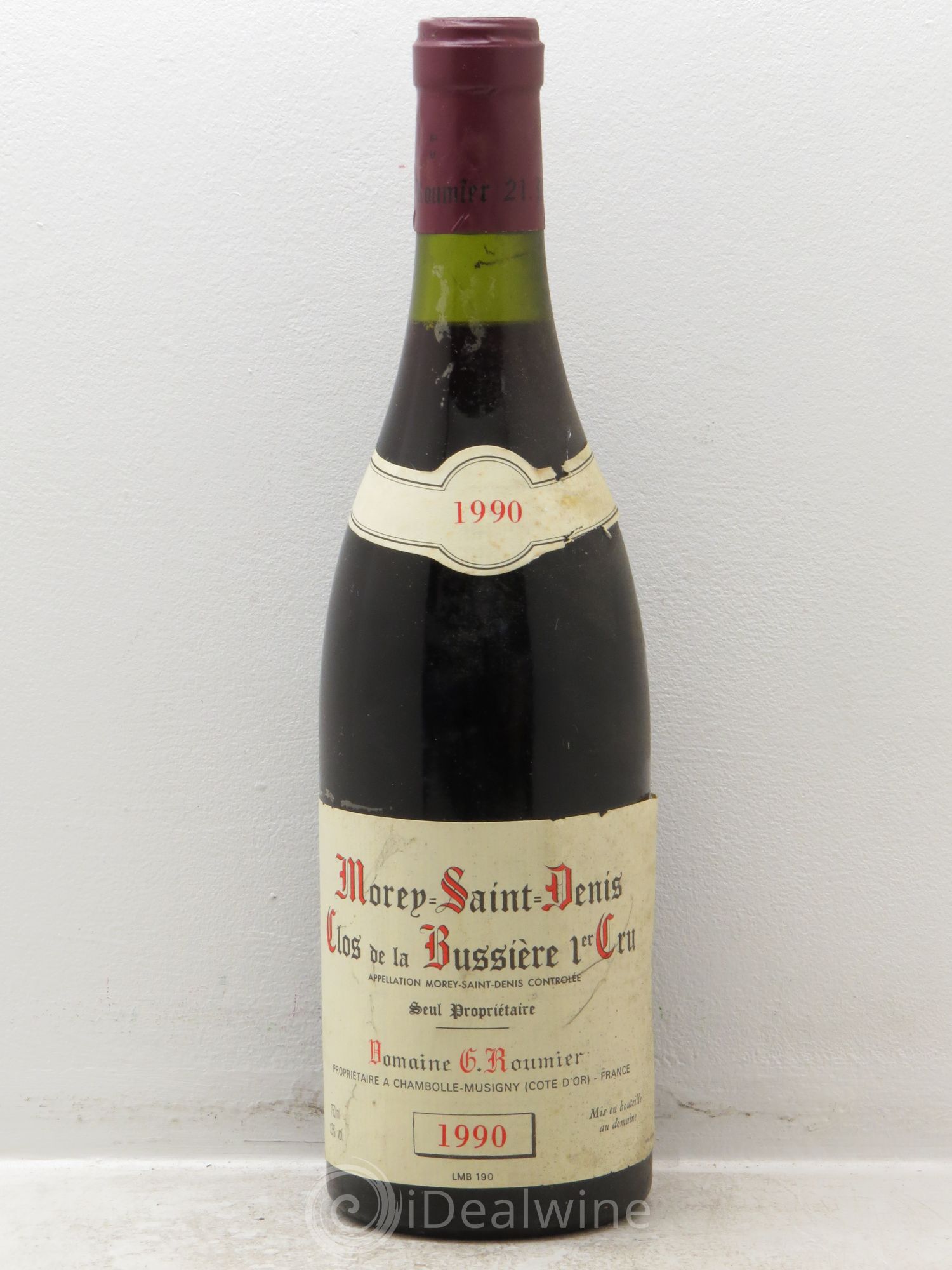 Morey-Saint-Denis 1er Cru Clos de la Bussière Georges Roumier (Domaine) 1990 - Lot de 1 bouteille - 0