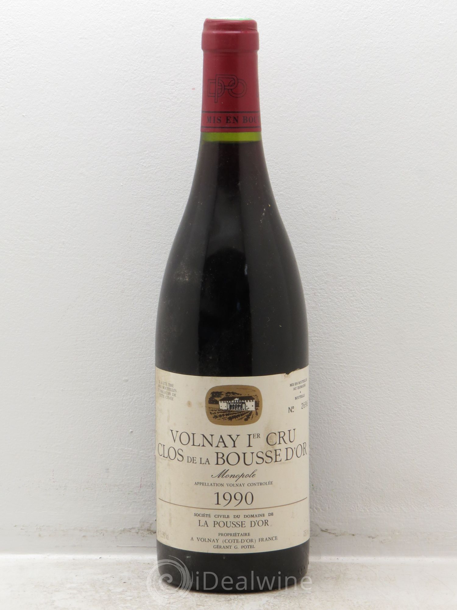 Volnay 1er Cru Clos de la Bousse d'Or La Pousse d'Or (Domaine de) 1990 - Lot de 1 bouteille - 0