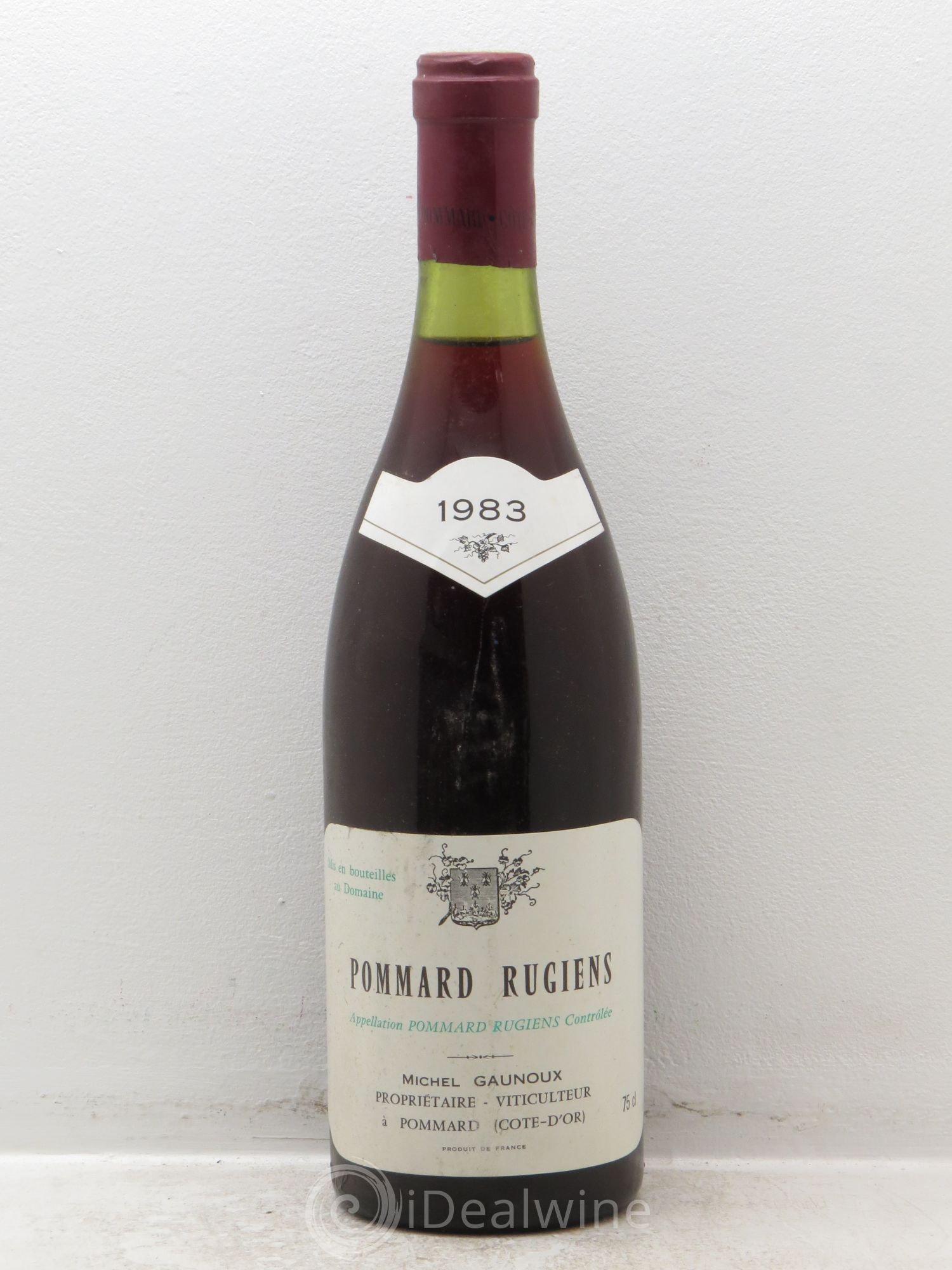 Pommard 1er Cru Rugiens François Gaunoux (Domaine) 1983 - Lot de 6 bouteilles - 0