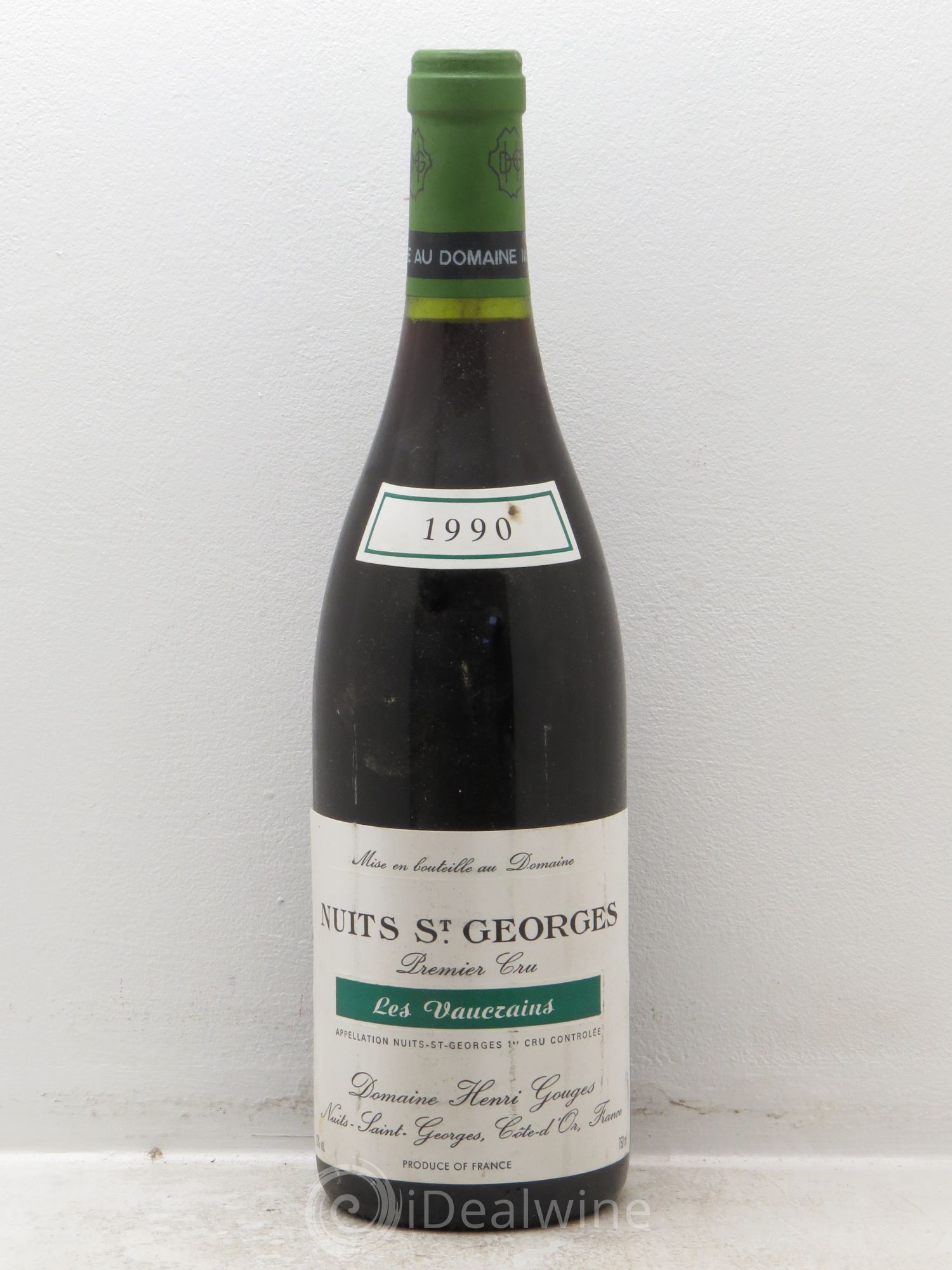 Nuits-Saint-Georges 1er Cru Les Vaucrains Henri Gouges 1990 - Lot de 1 bouteille - 0