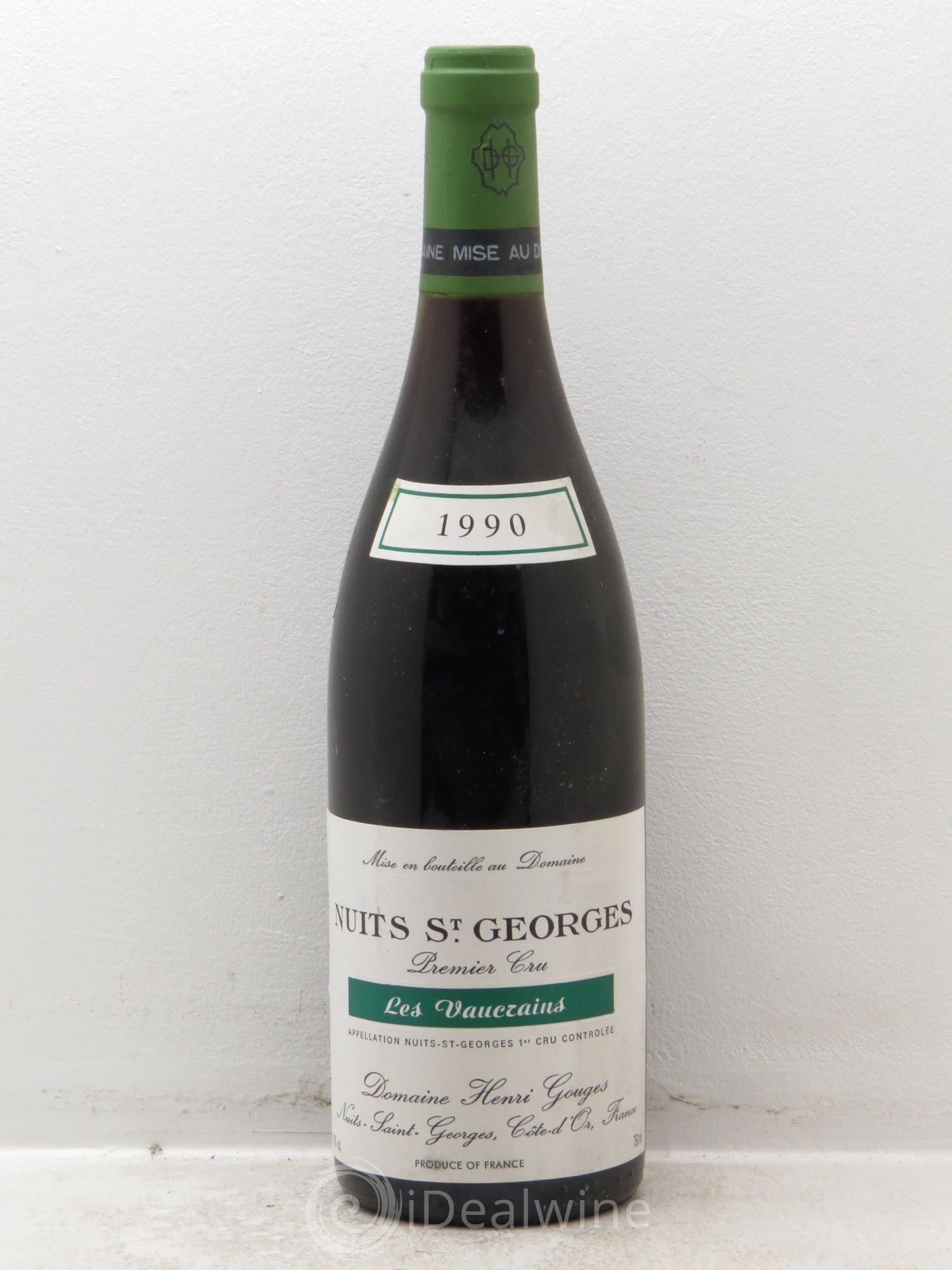Nuits-Saint-Georges 1er Cru Les Vaucrains Henri Gouges 1990 - Lot de 1 bouteille - 0