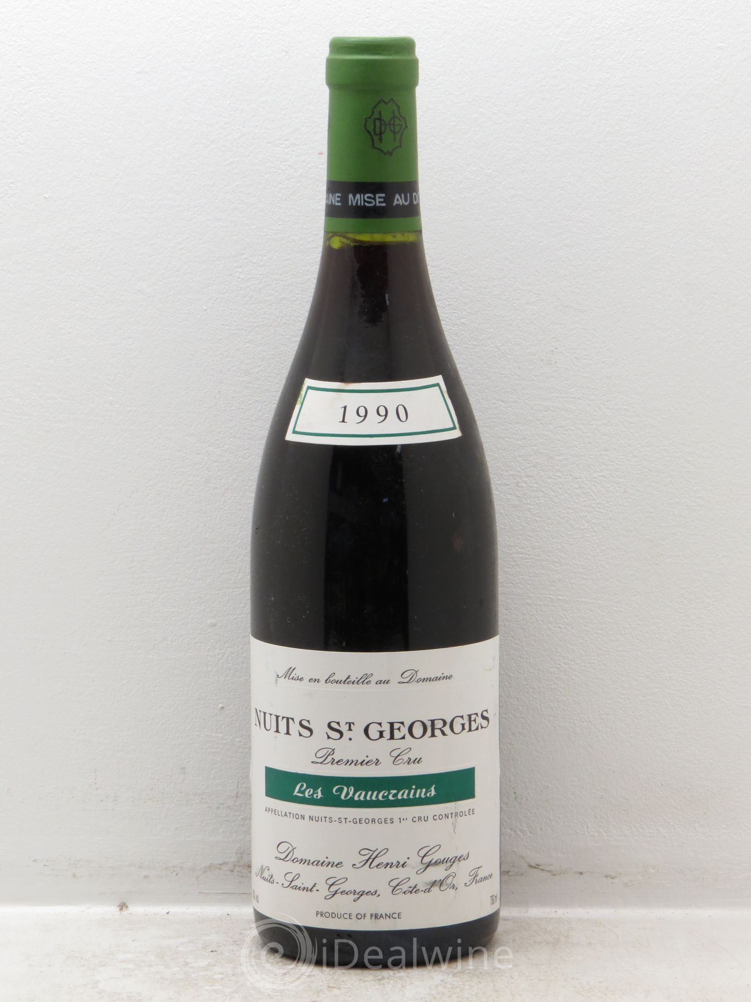 Nuits-Saint-Georges 1er Cru Les Vaucrains Henri Gouges 1990 - Lot de 1 bouteille - 0