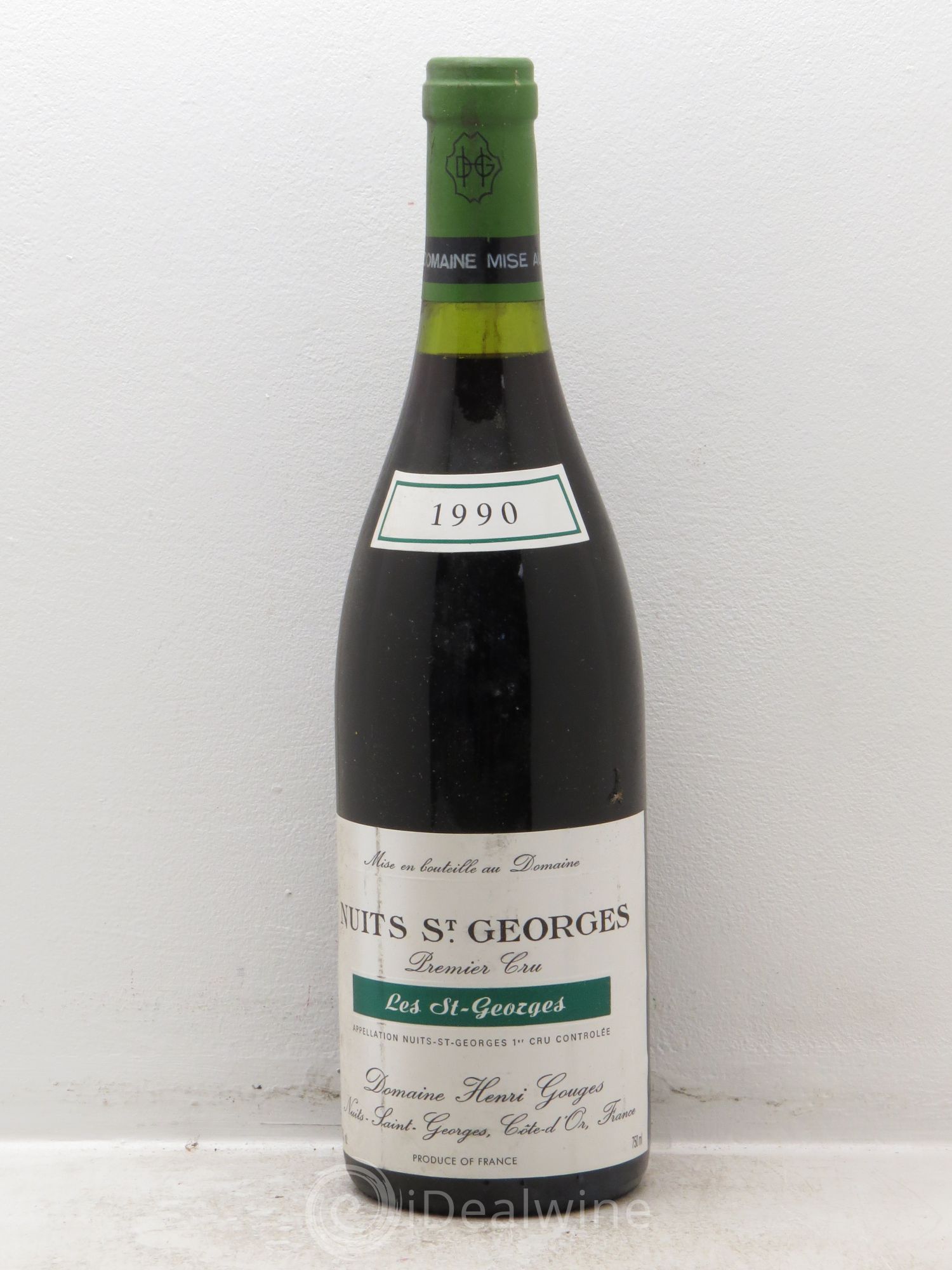 Nuits-Saint-Georges 1er Cru Les Saints Georges Henri Gouges 1990 - Lot de 1 bouteille - 0