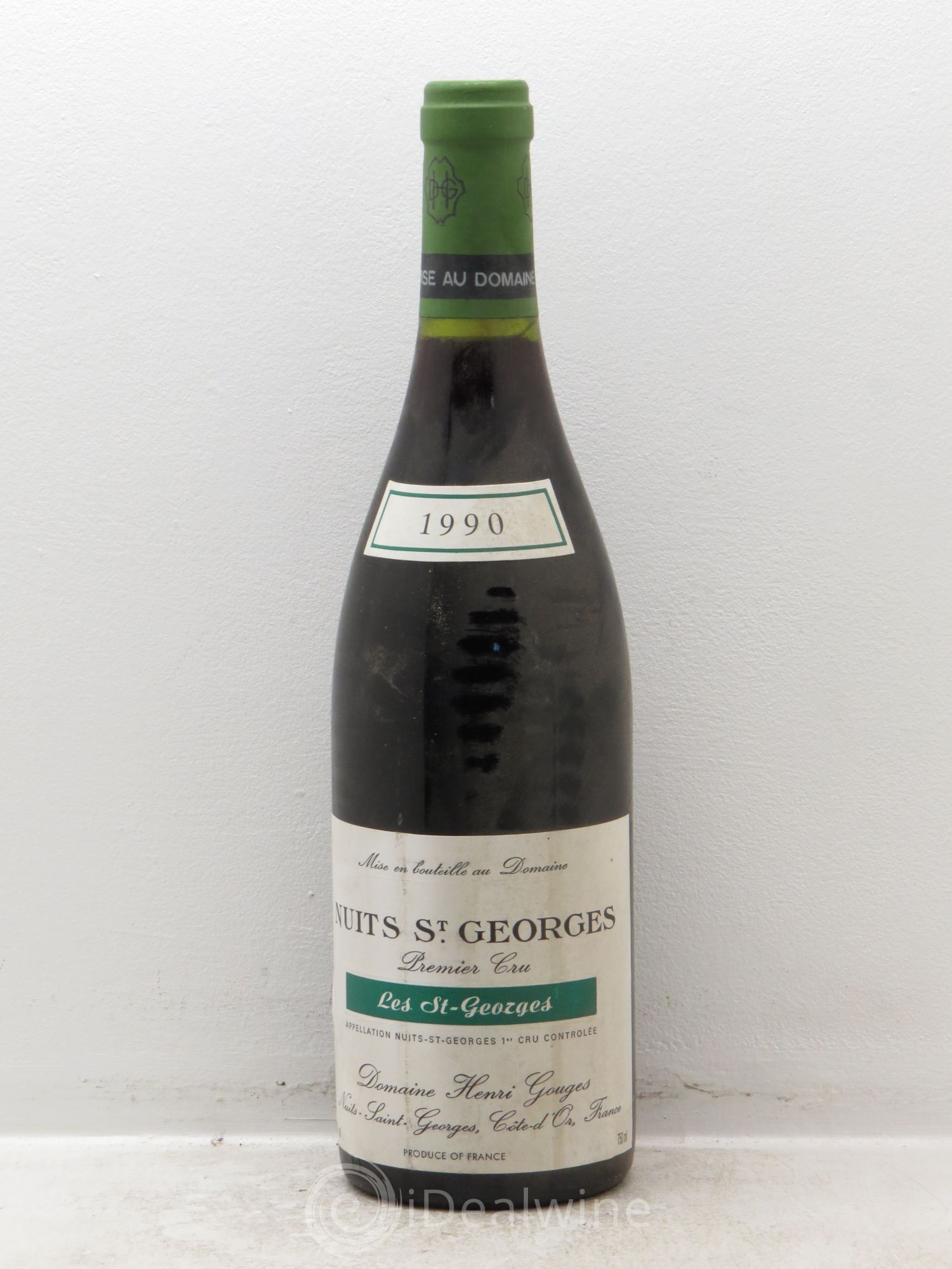 Nuits-Saint-Georges 1er Cru Les Saints Georges Henri Gouges 1990 - Posten von 1 Flasche - 0