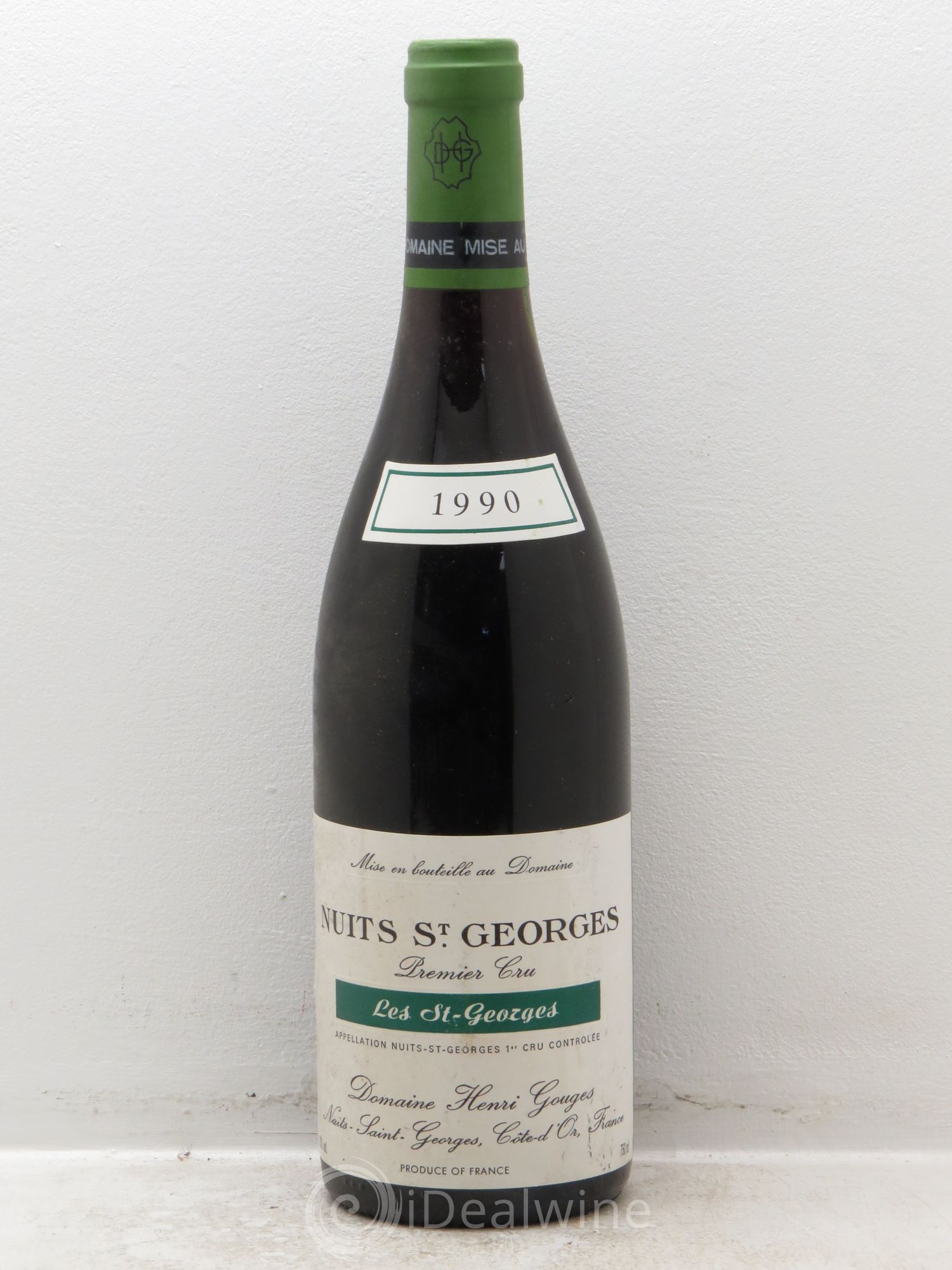 Nuits-Saint-Georges 1er Cru Les Saints Georges Henri Gouges 1990 - Lot de 1 bouteille - 0
