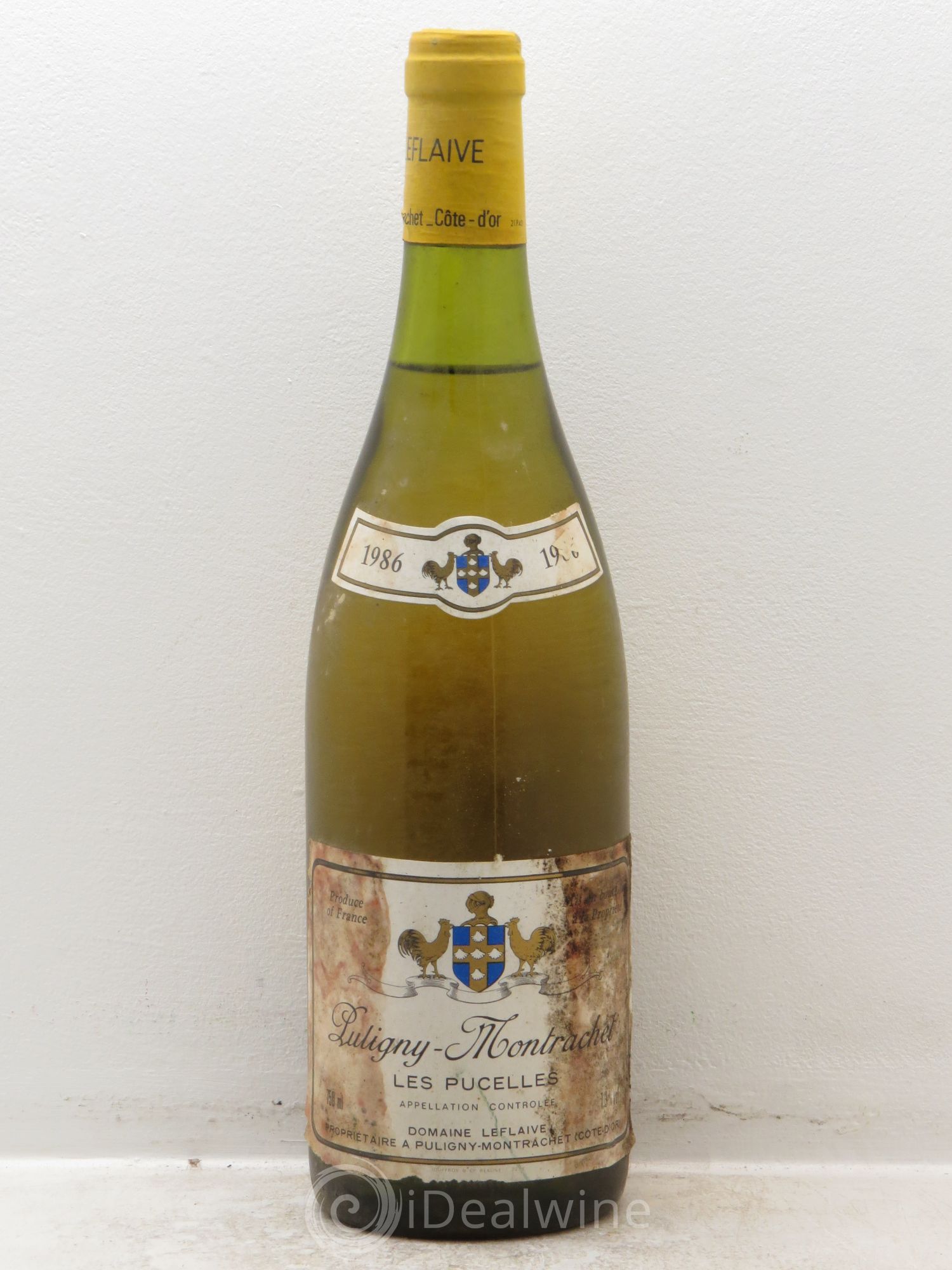 Puligny-Montrachet 1er Cru Les Pucelles Leflaive (Domaine) 1986 - Lot de 1 bouteille - 0