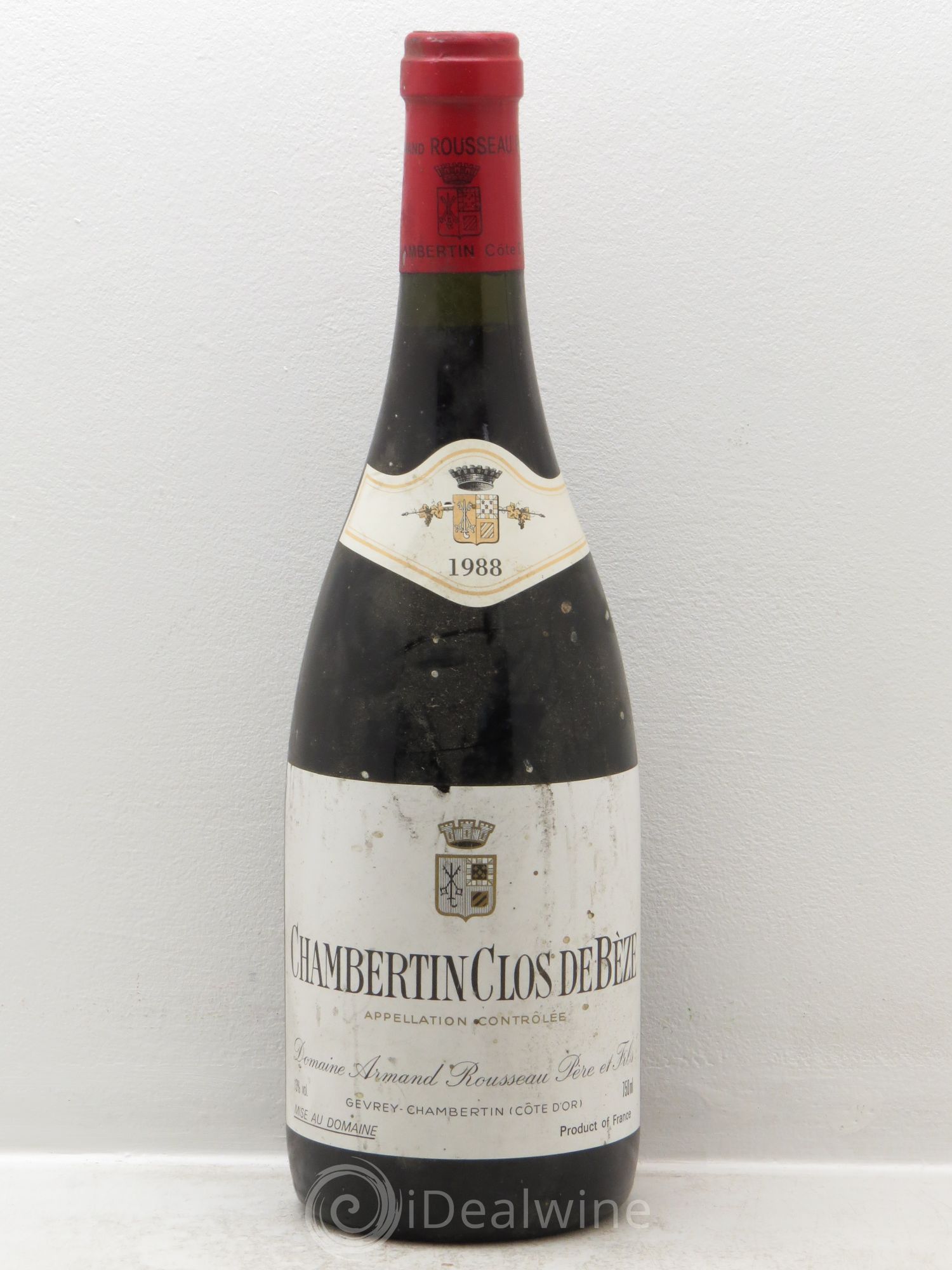 Chambertin Clos de Bèze Grand Cru Armand Rousseau (Domaine) 1988 - Lot de 1 bouteille - 0