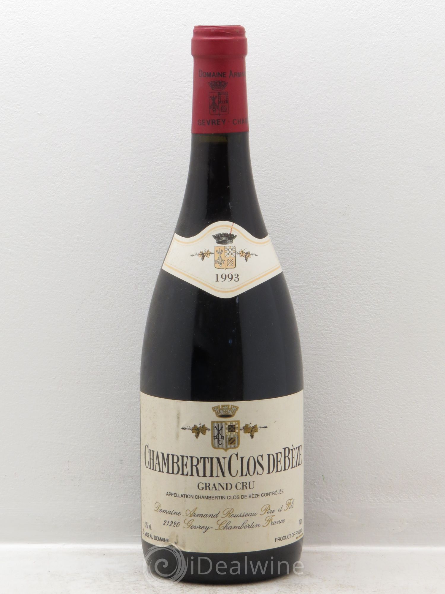Chambertin Clos de Bèze Grand Cru Armand Rousseau (Domaine) 1993 - Lot de 1 bouteille - 0